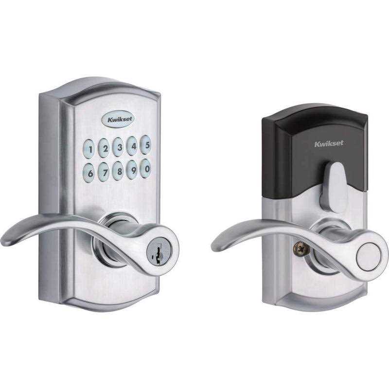 Kwikset Obsidian Keyless Z-Wave Electronic Touchscreen Deadbolt 954OBN - Inhomebuy