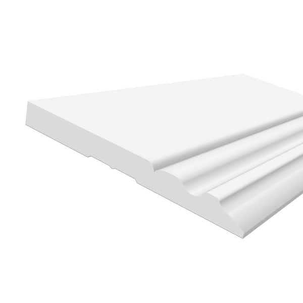 MTRIM Baseboard Prepainted 9/16 in. Height x 5.25 in. Width x Length - Inhomebuy