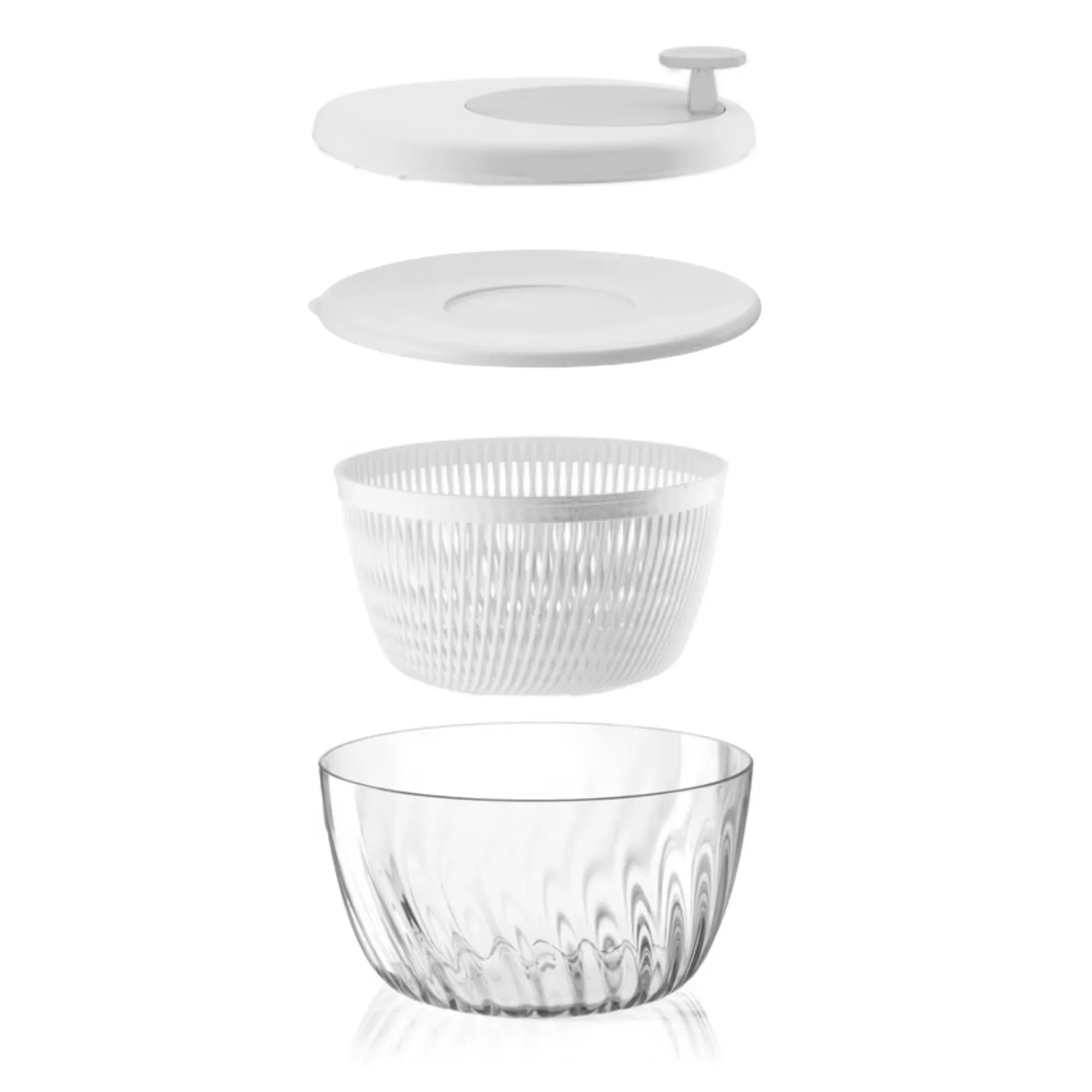 Spin&Store Salad Spinner With Lid 26 Kitchen Active Design - Inhomebuy