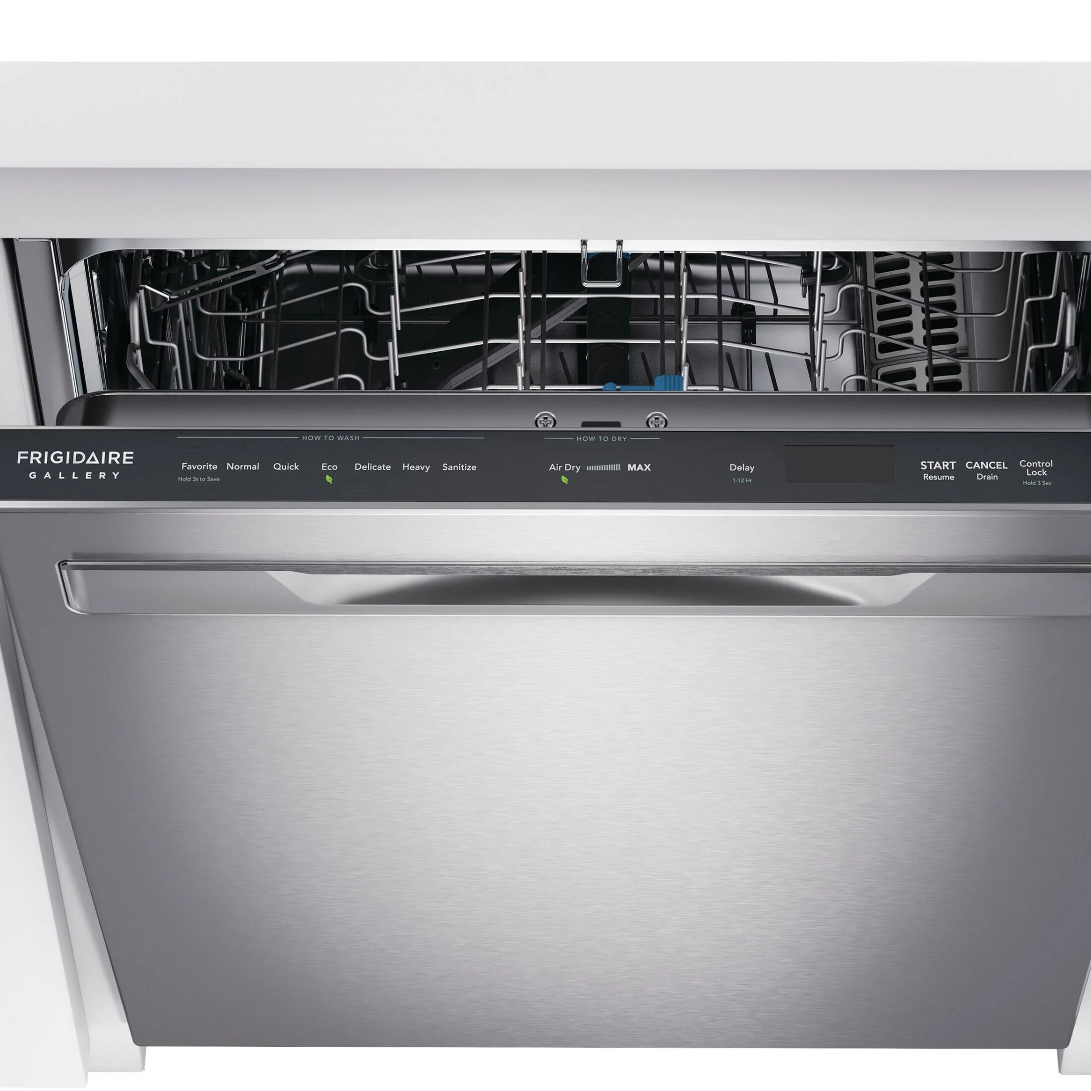 FRIGIDAIRE GALLERY 24 IN. STAINLESS STEEL BUILT-IN DISHWASHER WITH CLEANBOOST TECHNOLOGY - GDSP4715A - Inhomebuy