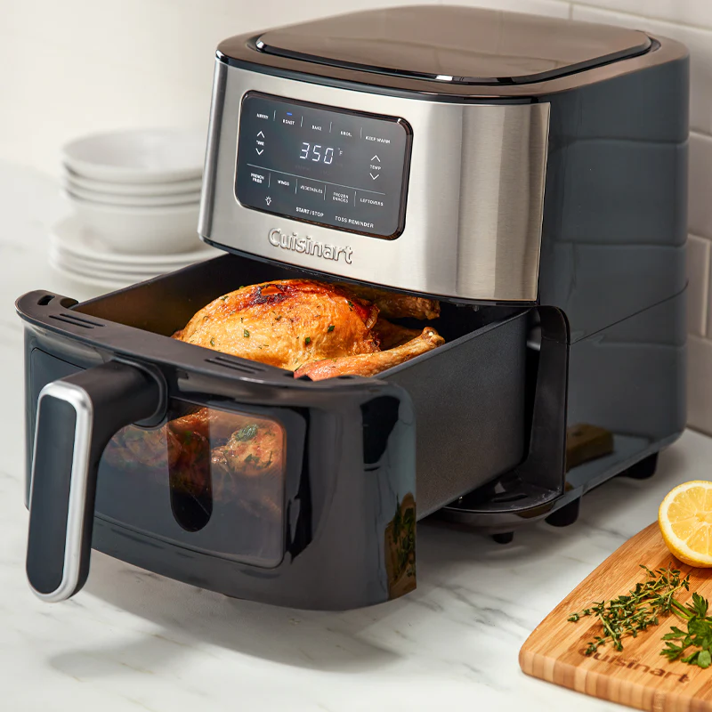 Cuisinart Air Fryer: 6-Quart (5.7 L), 1800W, digital display w/ 5 air-fry presets | AIR-200C - Inhomebuy