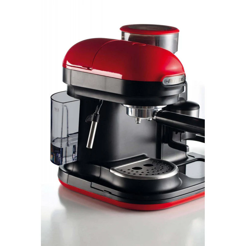 Moderna Espresso Machine with Grinder Red - Inhomebuy