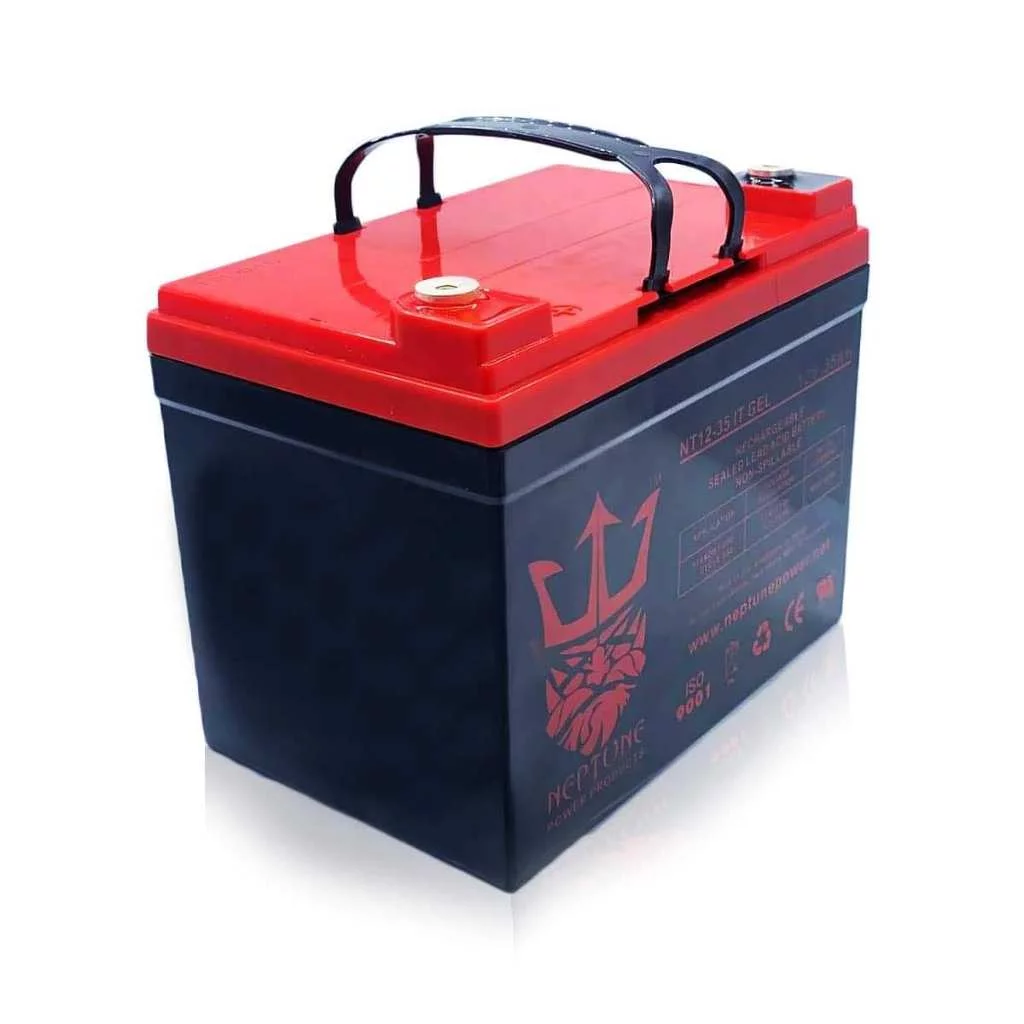 Neptune 35AH 12VOLT DEEP-Cycle GEL Sealed Lead Acid Rechargeable Battery 35AMP Hour 12V - 2 Pack - Inhomebuy