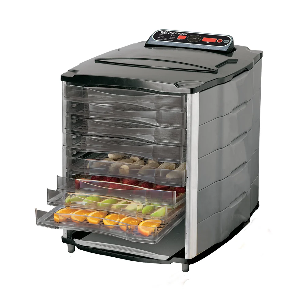 Weston Food Dehydrator: 830W, 10-tray, digital | 28-1001-W - Inhomebuy