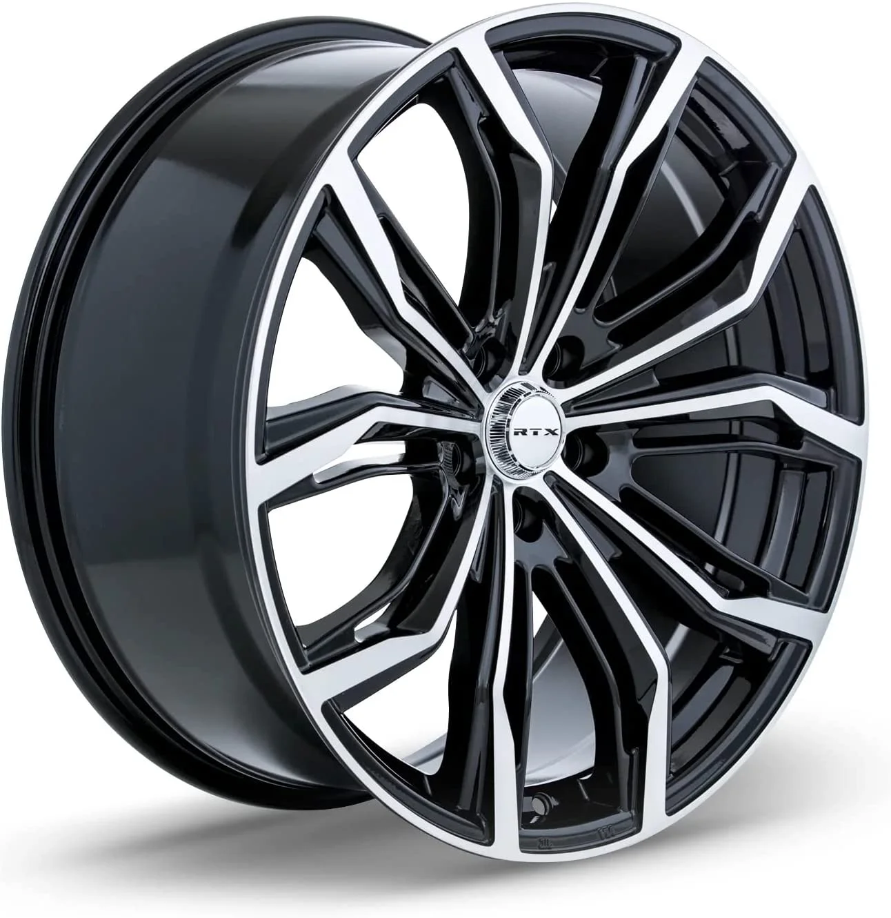 RTX Black Widow 16x7 5x114.3 ET40 CB73.1 Black Machined Wheel - Inhomebuy