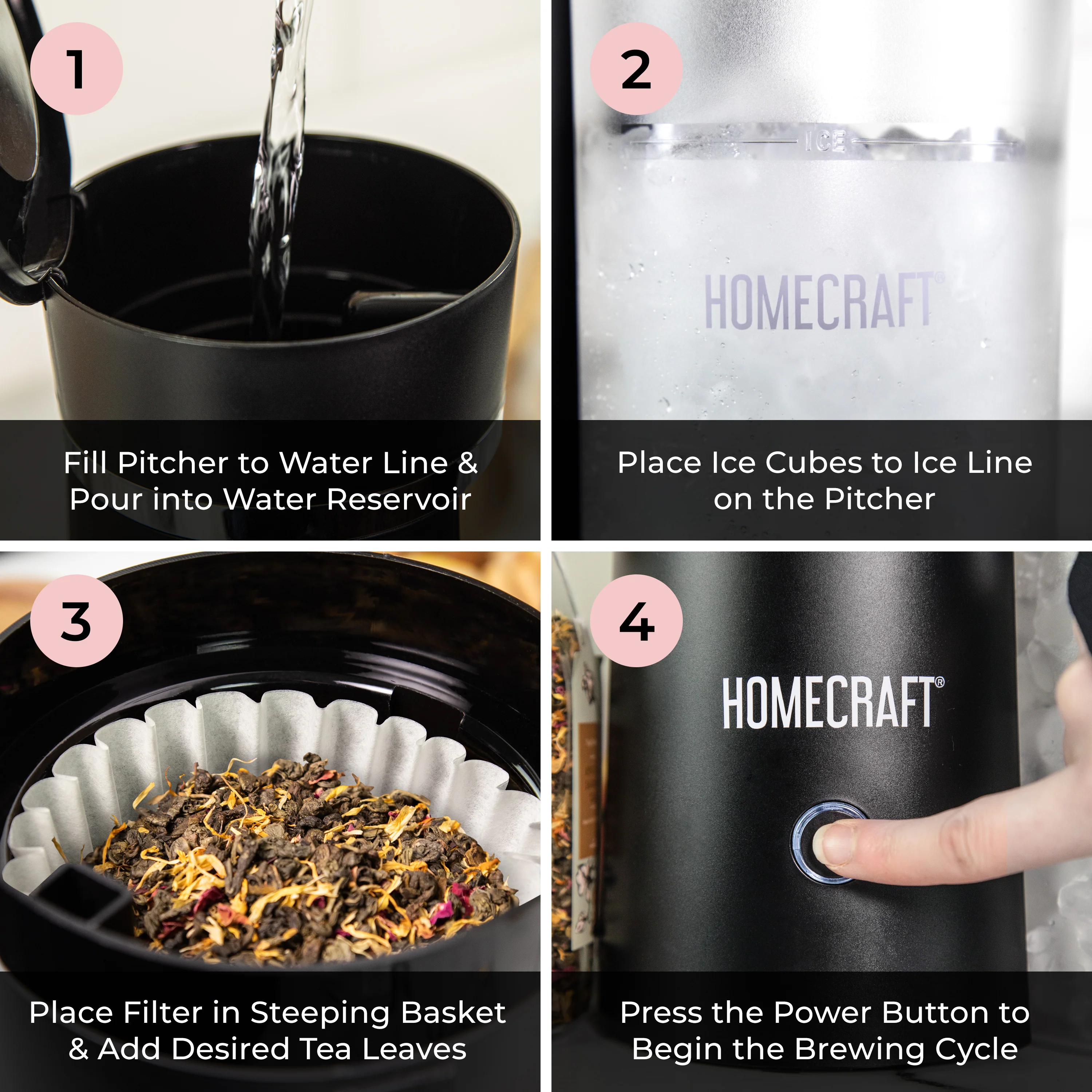 HomeCraft 2-Quart Iced Tea Maker - Inhomebuy