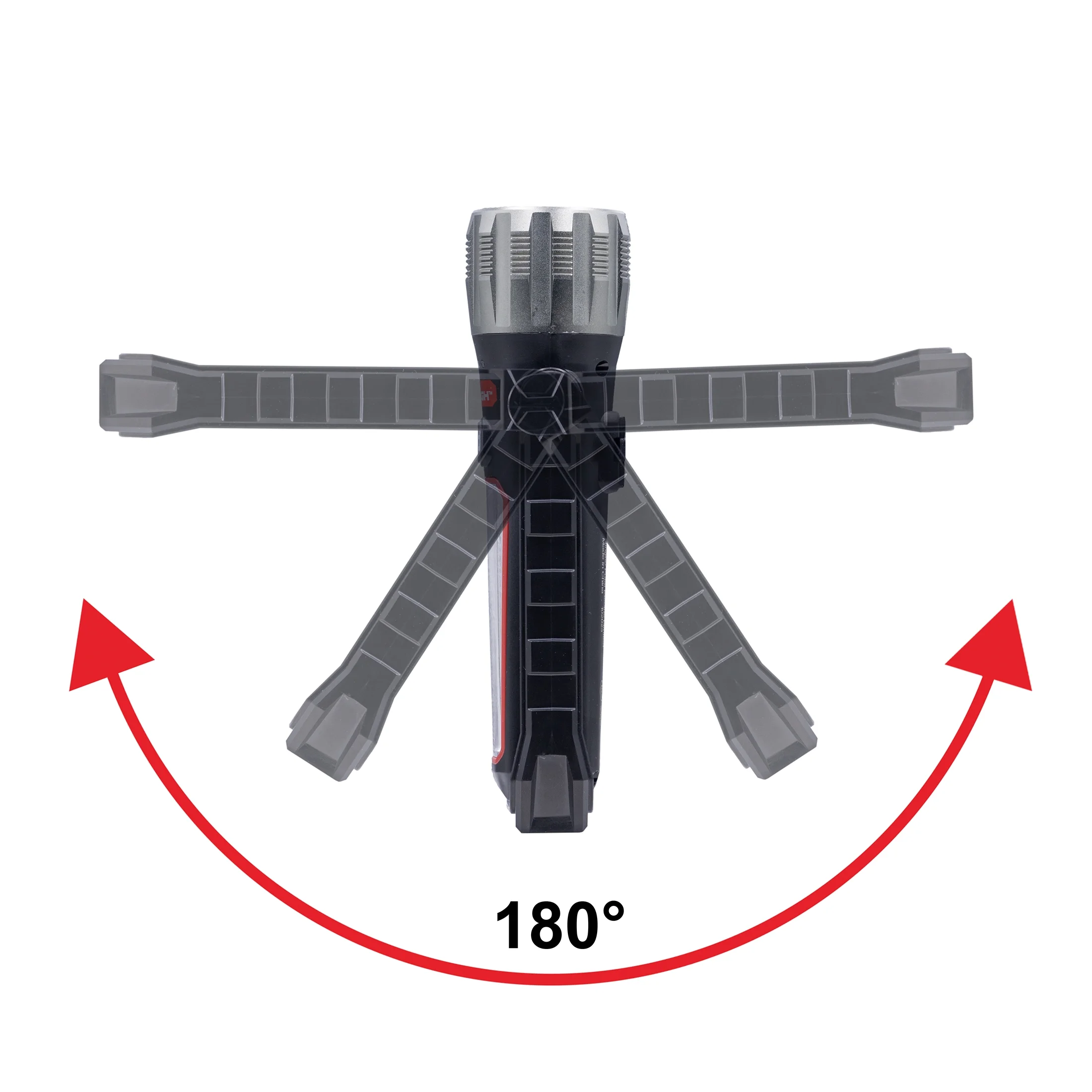 Hyper Tough 500 Lumens Portable Multi-Use LED Work Light with Folding Stand and Magnetic Base - Inhomebuy