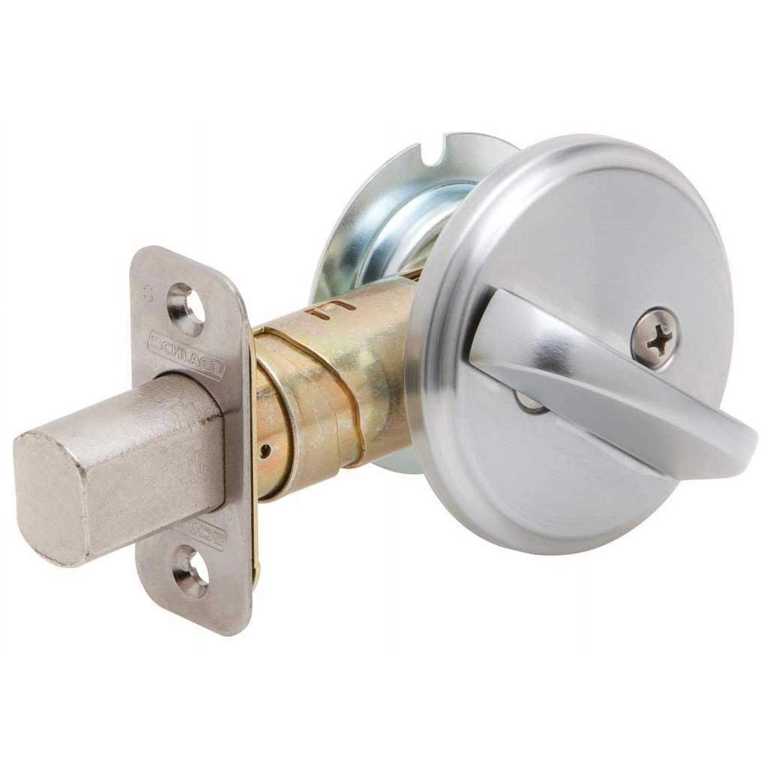 Schlage B60 Single Cylinder Collins Deadbolt - Inhomebuy