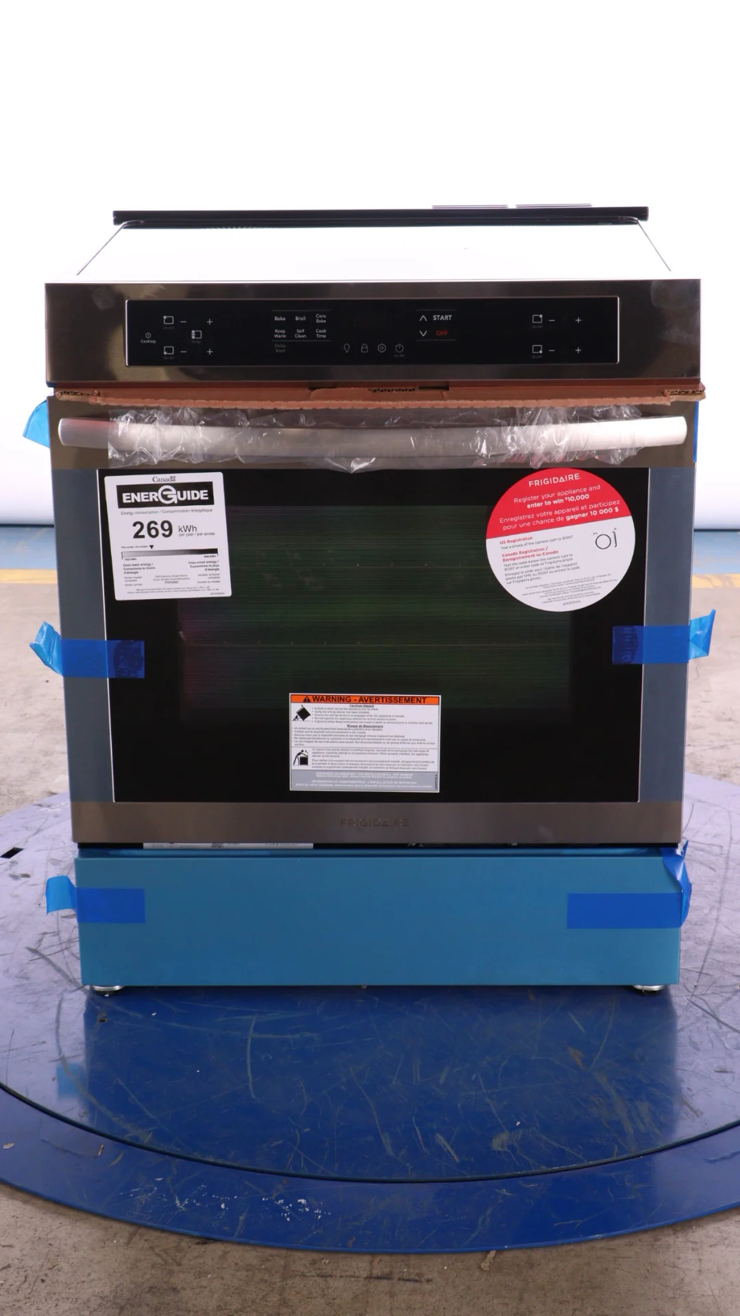 FRIGIDAIRE 30 IN. 5.3 CU. FT. STAINLESS STEEL FREESTANDING INDUCTION RANGE WITH CONVECTION BAKE - FCFI308CAS - Inhomebuy