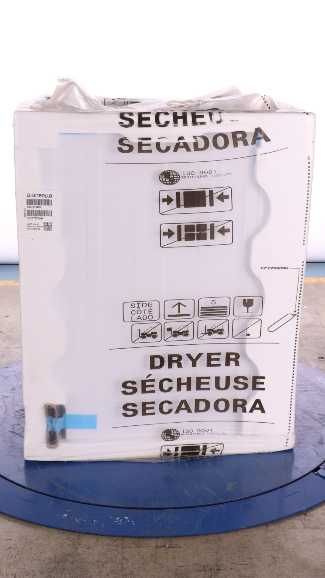 ELECTROLUX 3 SERIES 27 IN. 8.0 CU FT. WHITE ELECTRIC FRONT LOAD DRYER WITH LUXCARE LINT SHIELD - ELFE733CAW - Inhomebuy