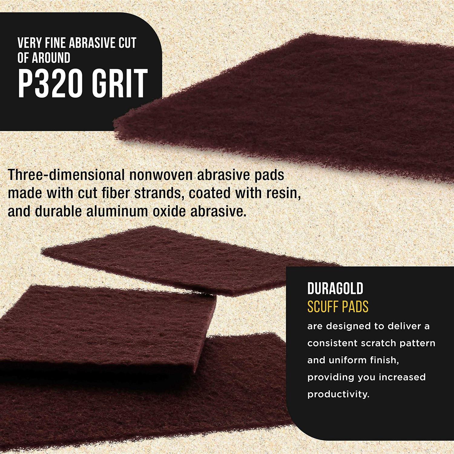 Dura-gold Grit 5-Hole Hook & Loop Sanding Sheets for Mouse Sanders - Inhomebuy