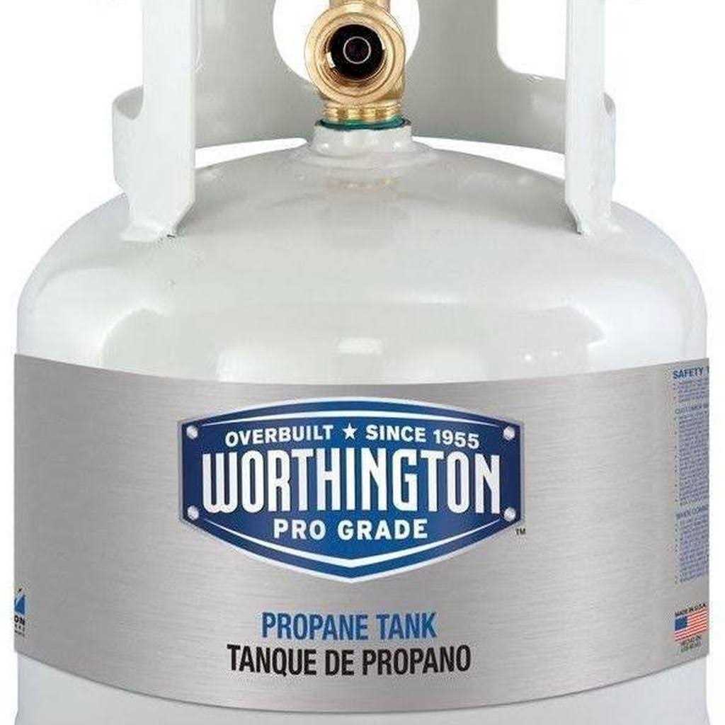 Worthington Cylinders 281165 Vertical Portable Steel LP Tank Cylinders - Inhomebuy
