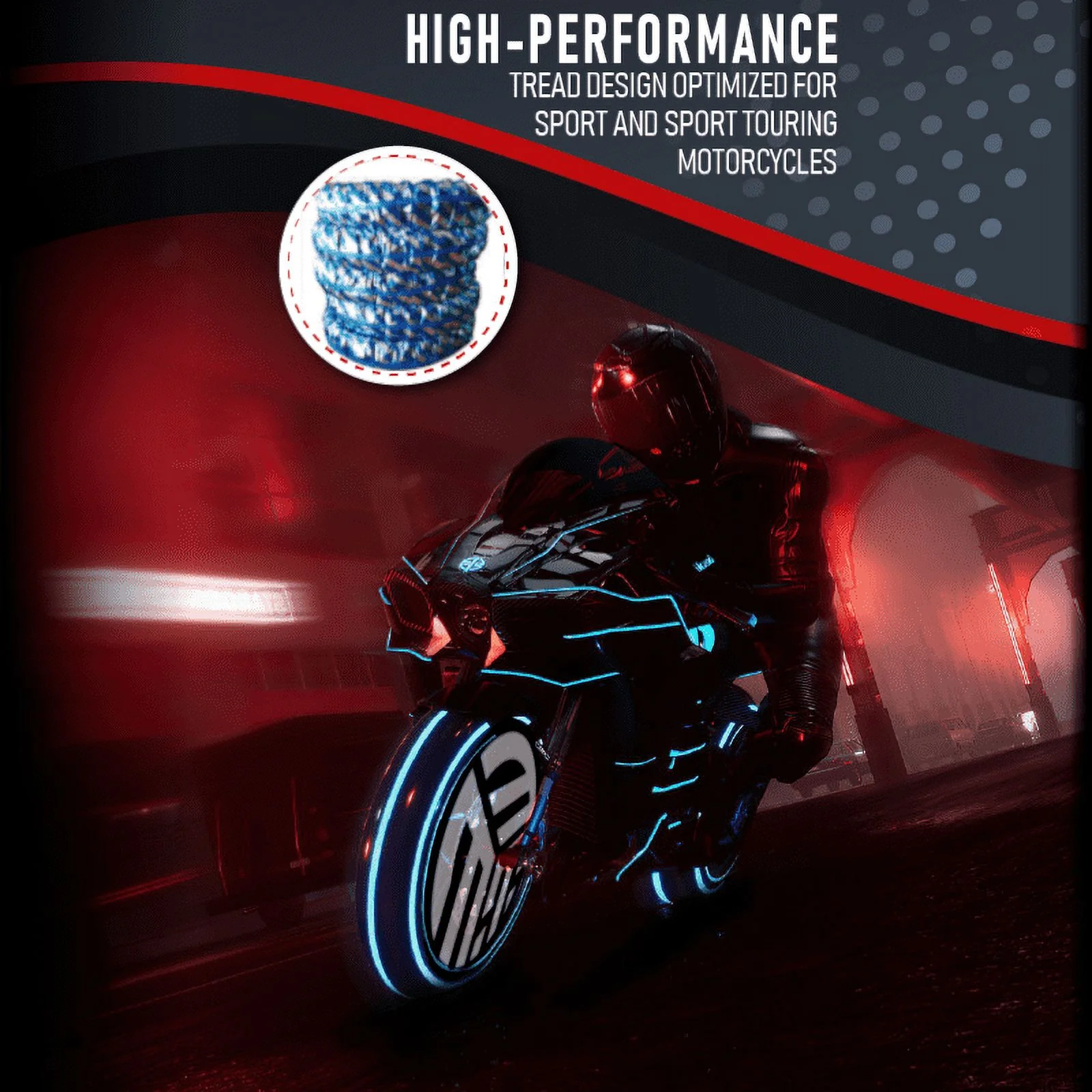 190/50-17 & 120/70-17 MMT® Motorcycle Tire SET 190/50ZR17 + 120/70-17 (DOT 2123) - Inhomebuy