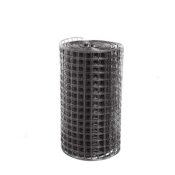 Fencer Wire 16 Gauge Black Vinyl Coated Welded Wire Mesh Size 1.5 inch by 1.5 inch - Inhomebuy