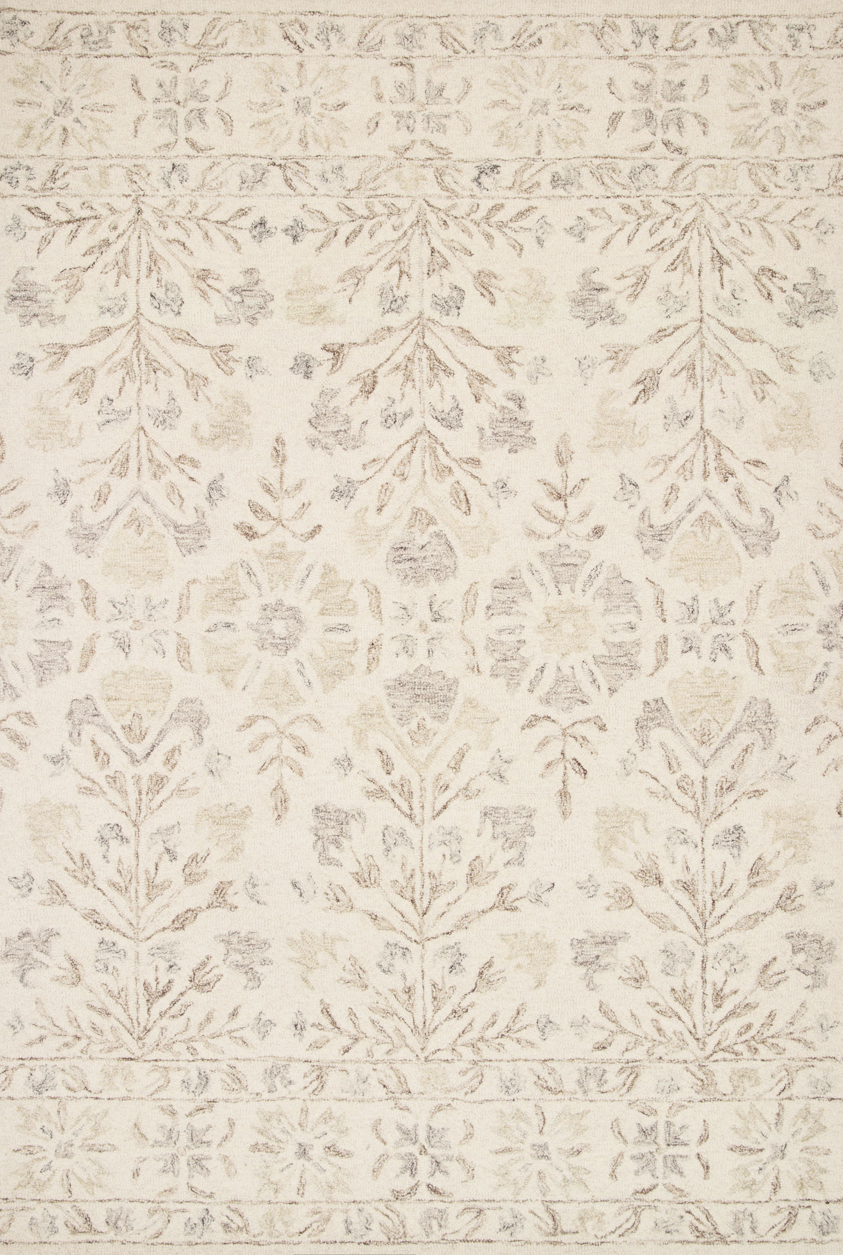 Loloi Rugs Norabel Collection Rug in Ivory, Neutral - 9'3