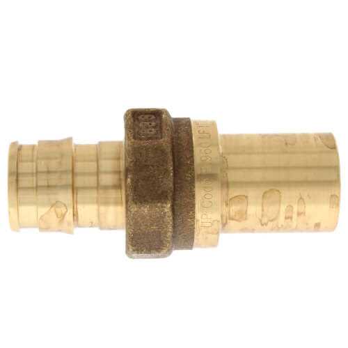 Uponor LFP4515050 1/2 ProPEX x 1/2 Copper Press Brass Adapter - Inhomebuy