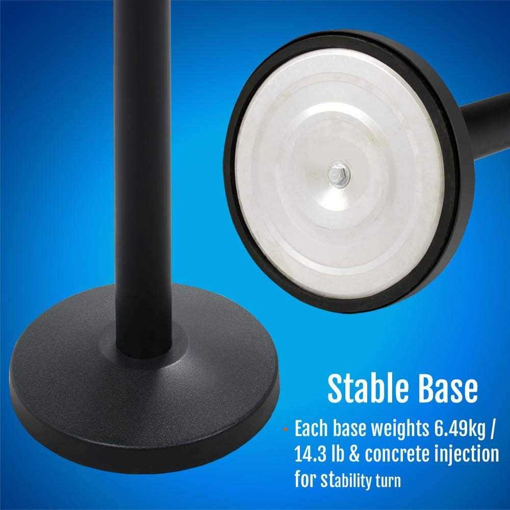 Yaheetech Retractable Belt Stanchion Set Crowd Control Stanchion Stanchion - Inhomebuy