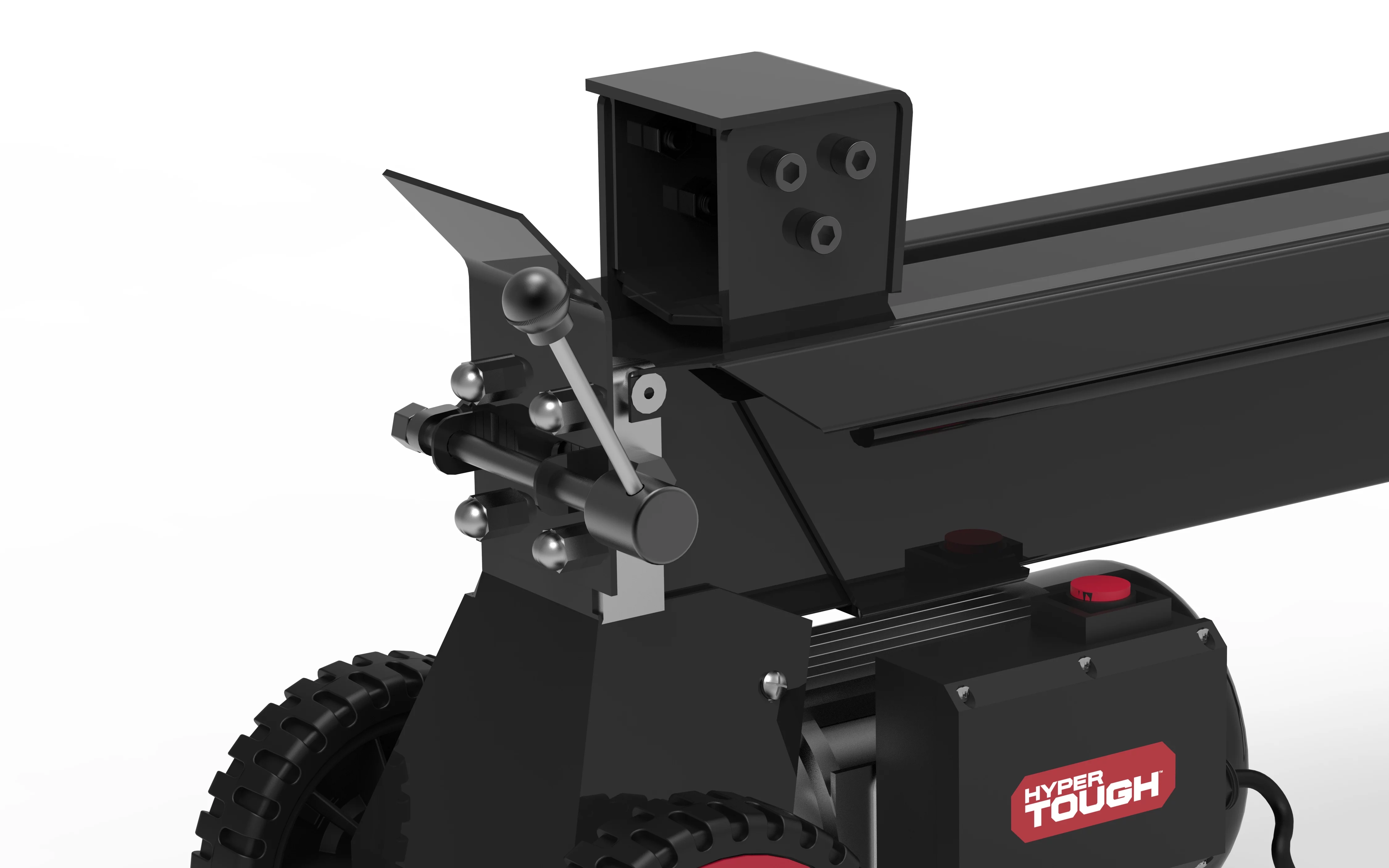 Hyper Tough 5 Ton Log Splitter, 15-Amp Induction Motor with Hydraulic Ram, Horizontal use with Vertical storage - Inhomebuy