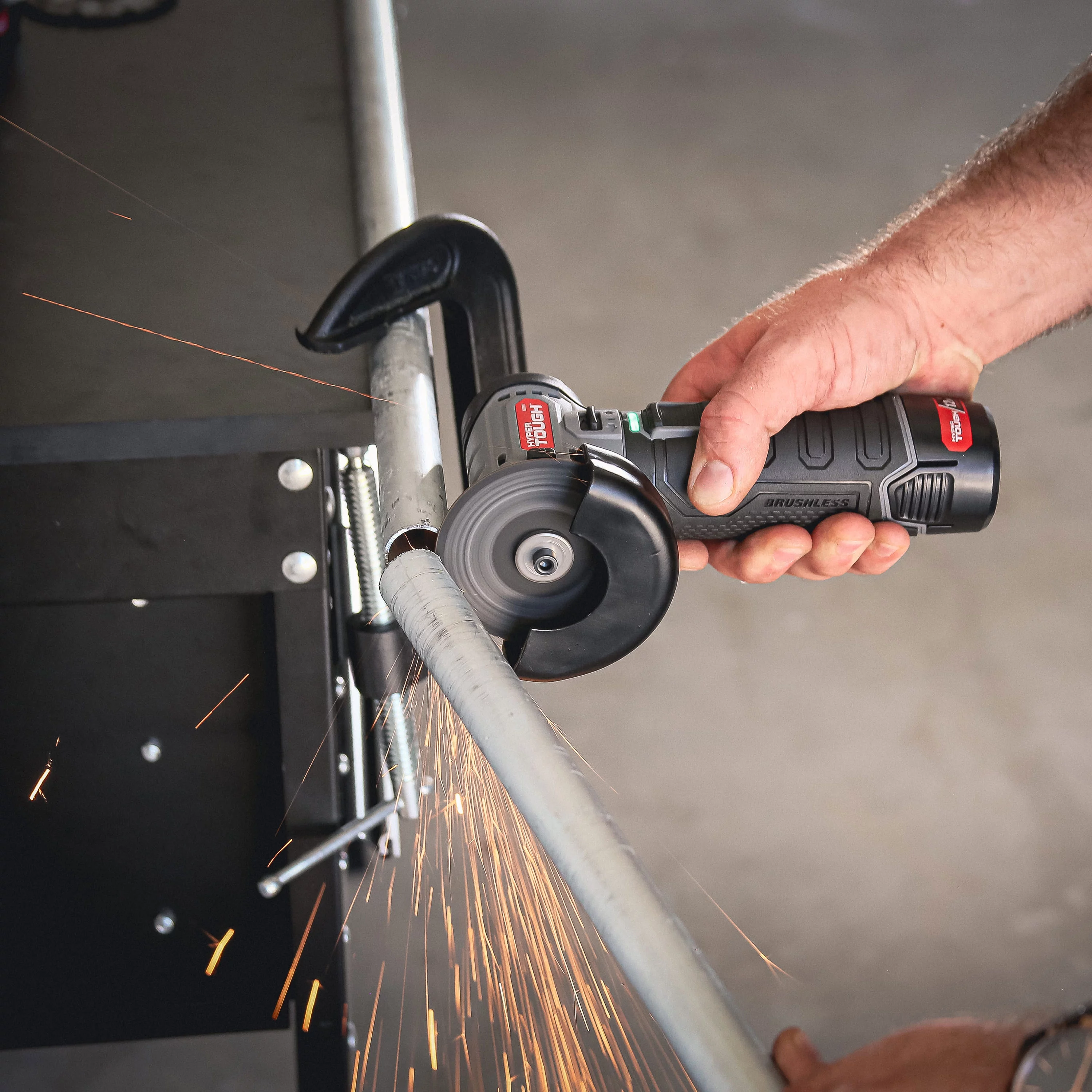 Hyper Tough 12-Volt Cordless Brushless Cut Off Tool, 80007 - Inhomebuy