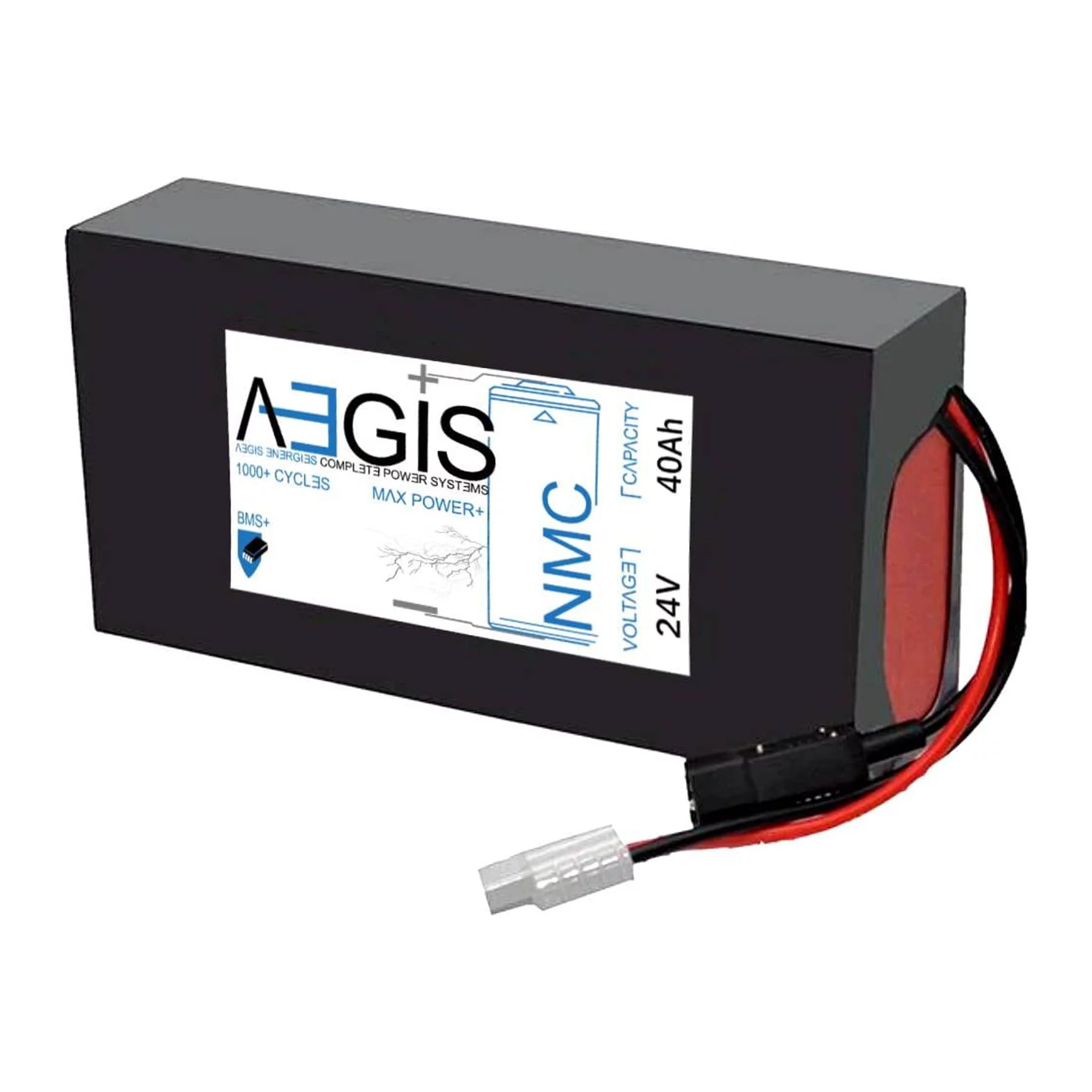Aegis Battery 24v 40ah Li-Ion NMC Deep Cycle Lithium Battery - Inhomebuy