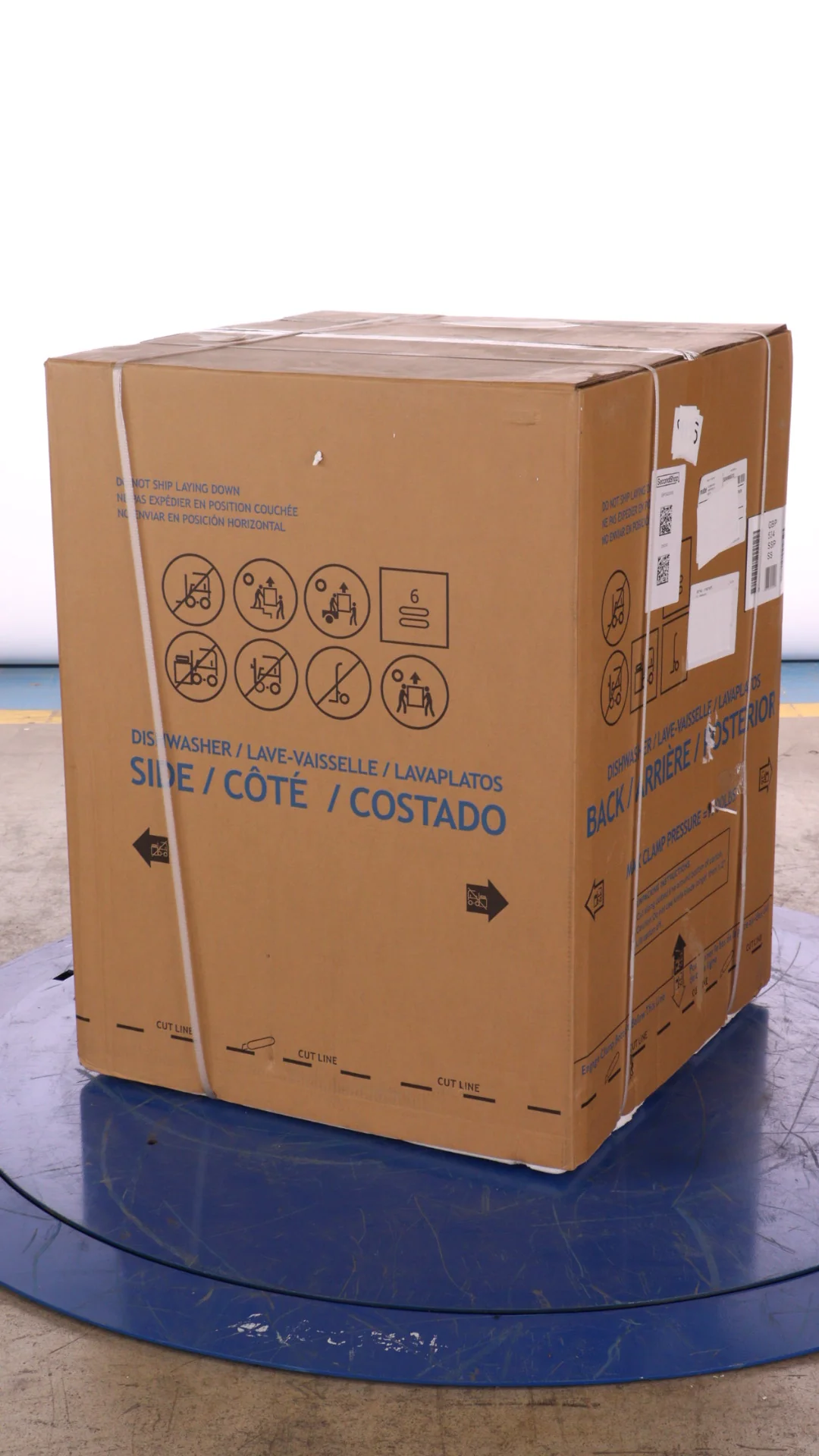 GE 24 IN. STAINLESS STEEL BUILT-IN TOP CONTROL DISHWASHER WITH STAINLESS STEEL TUB - GBP534SSPSS - Inhomebuy