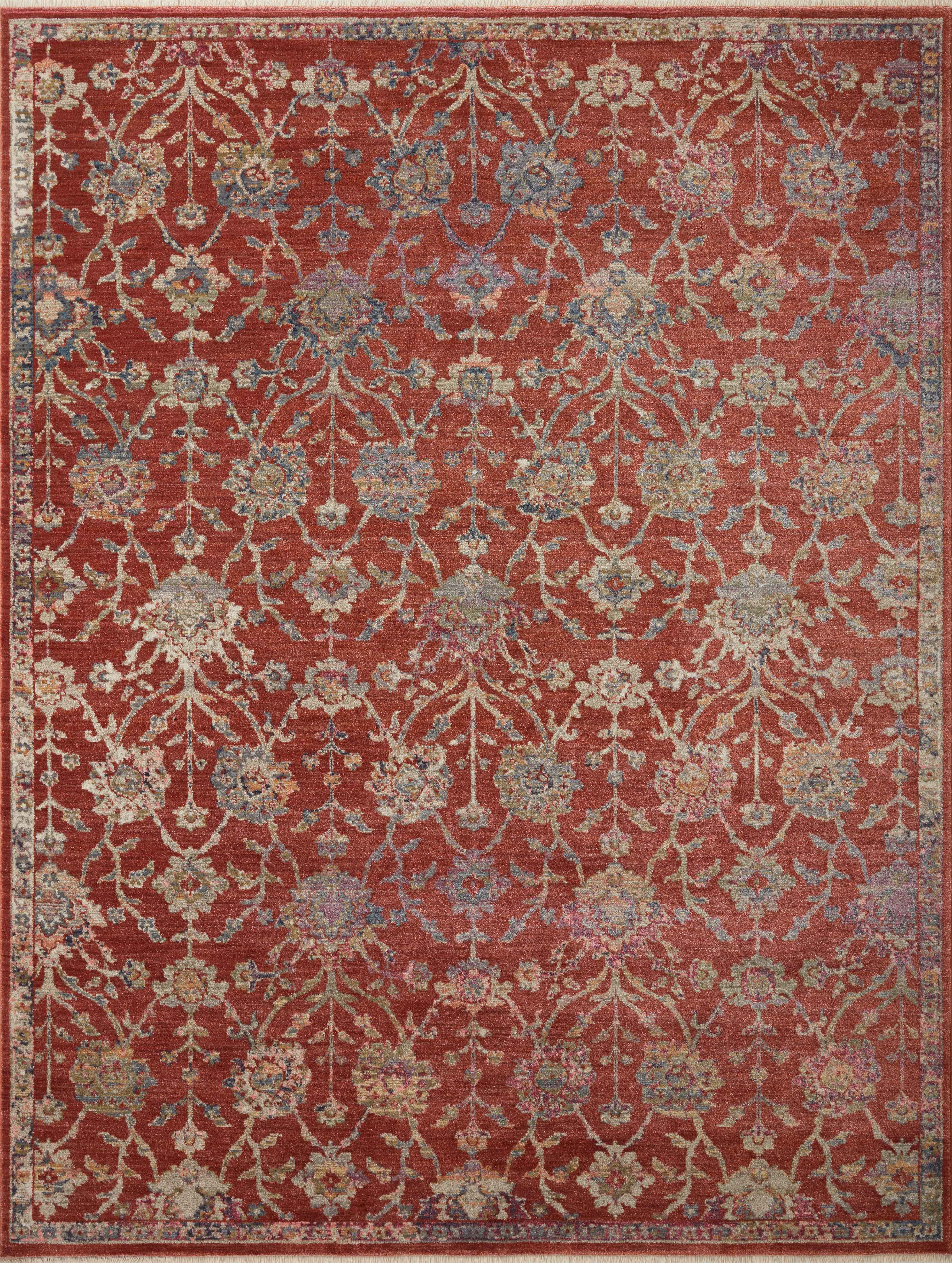 Loloi Rugs Giada Collection Rug in Red, Multi - 10'0