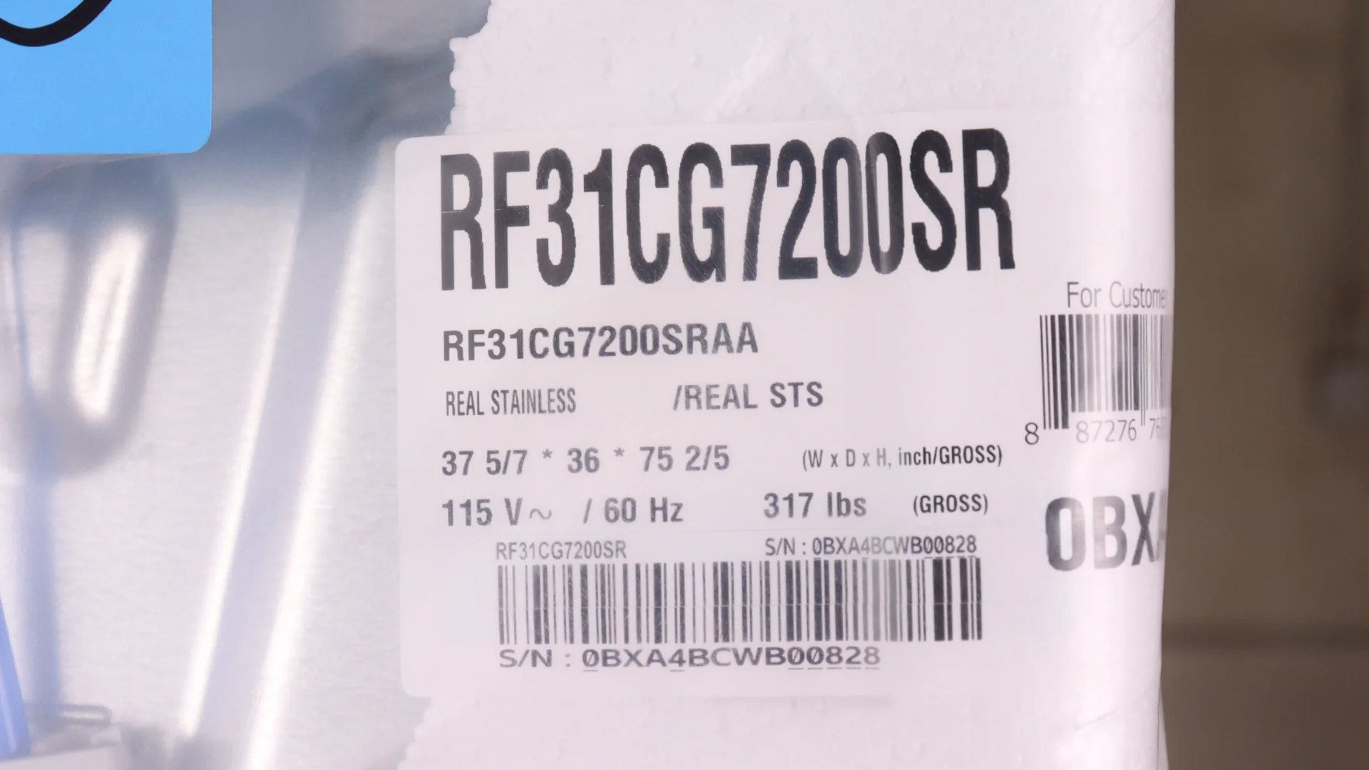 SAMSUNG 36 IN 30.8 CU. FT. STAINLESS STEEL 4 DOOR FRENCH DOOR REFRIGERATOR WITH SPACEMAX TECHNOLOGY - Inhomebuy