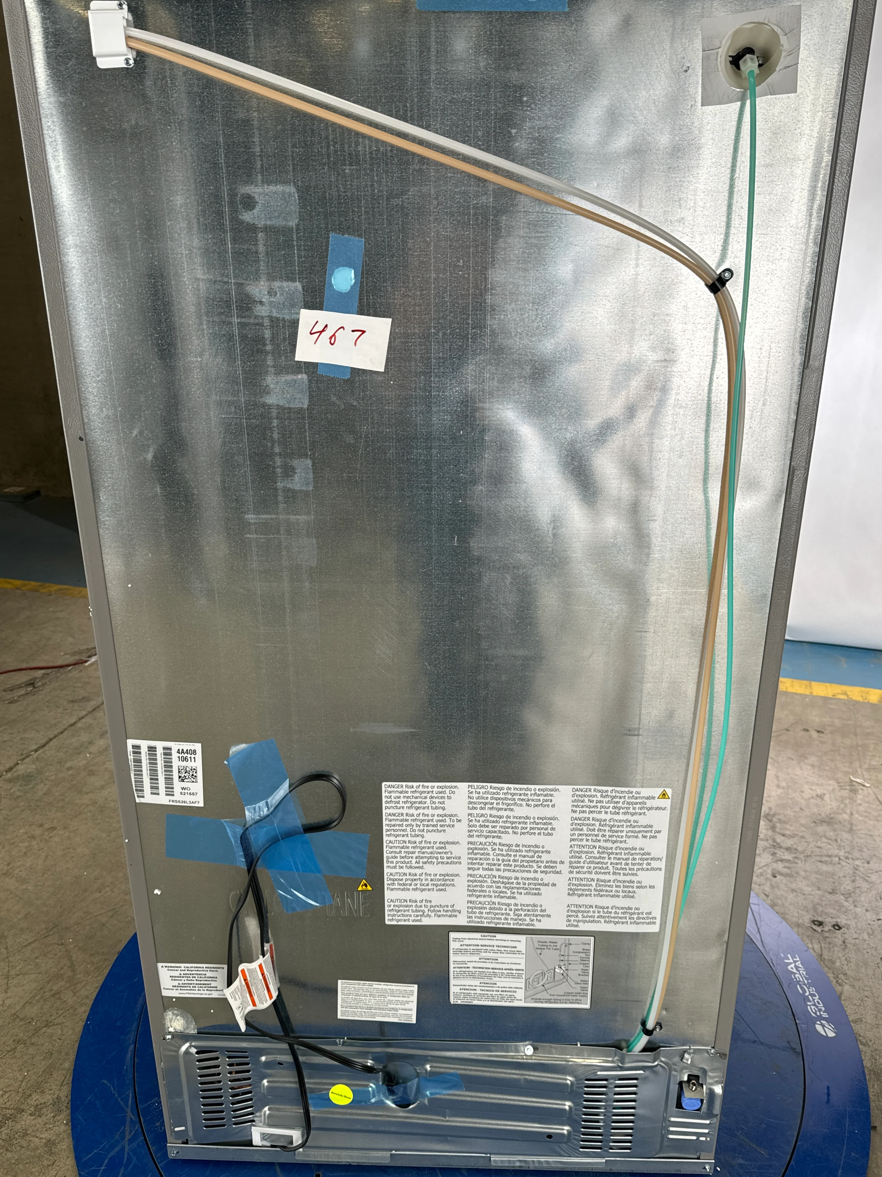 FRIGIDAIRE 36 IN 25.6 CU FT. STAINLESS STEEL SIDE-BY-SIDE REFRIGERATOR WITH EXTERIOR WATER AND ICE D - Inhomebuy