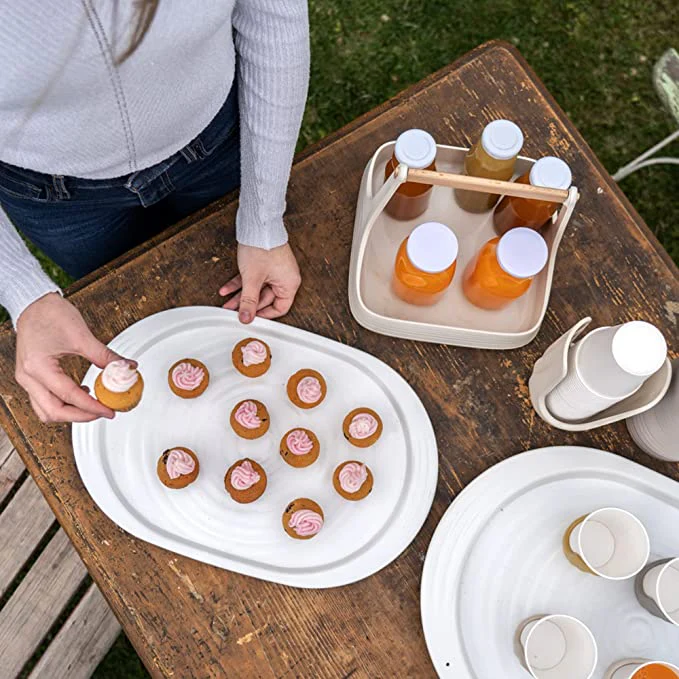 M Tray ''Tierra'' White Milk - Inhomebuy