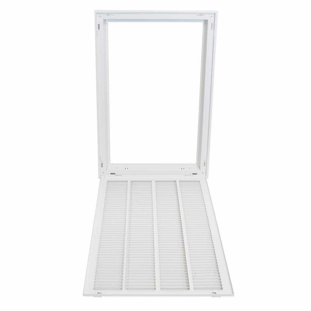 Ez-flo 16 in. x 20 in. White Return Air Grille - Inhomebuy