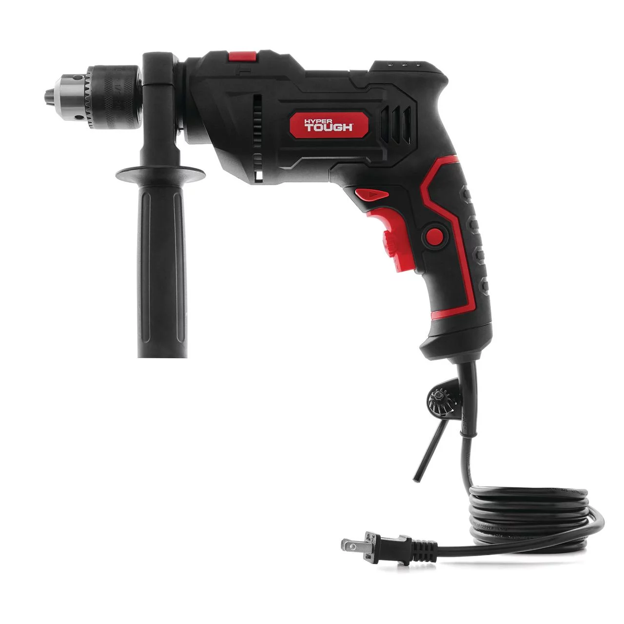 Hyper Tough 6-Amp 1/2-inch Corded Hammer Drill, Keyed Chuck, 120 Volt,TD6HD - Inhomebuy