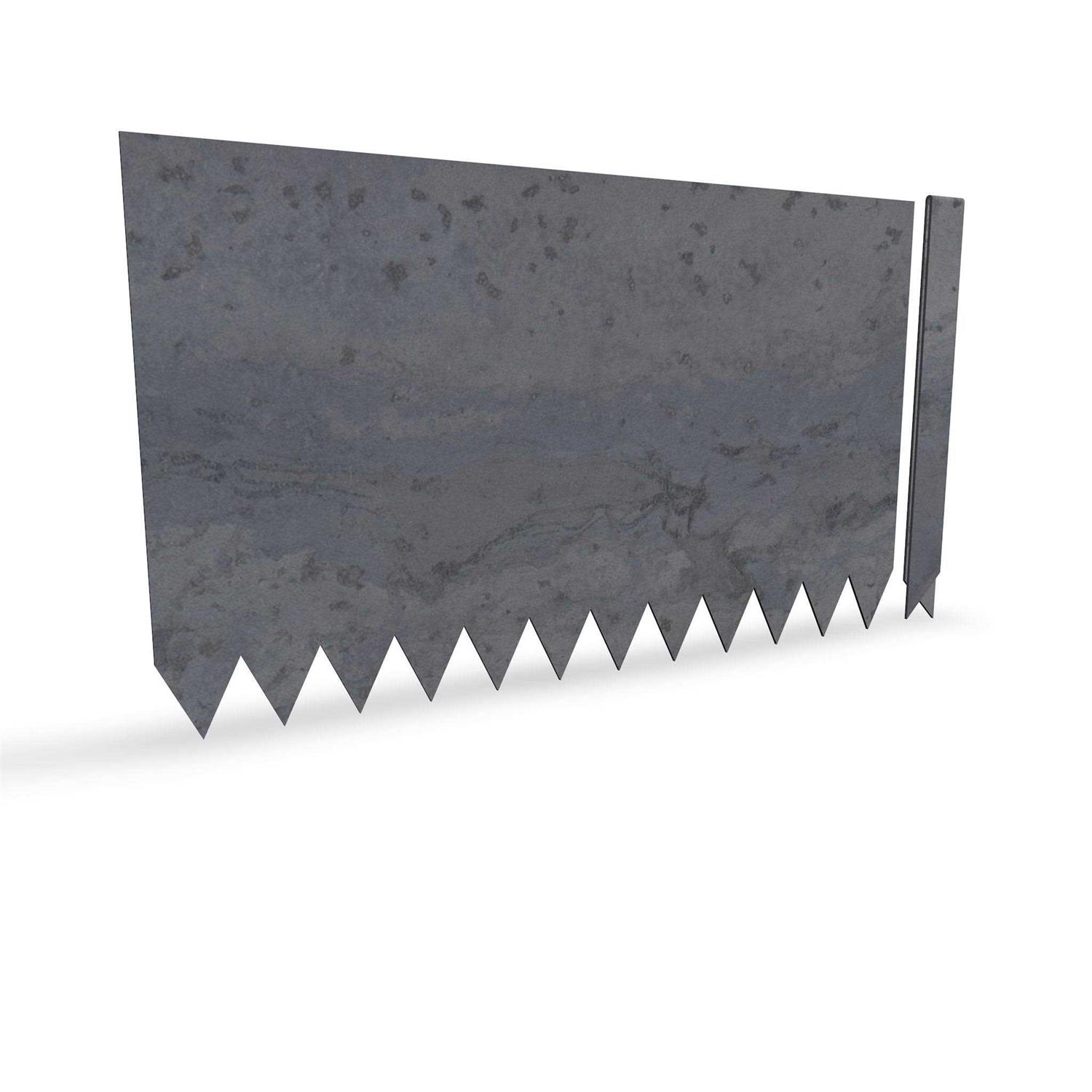 Edge Right Hammer-In Landscape Edging COR-TEN Steel 4ft Strips - Inhomebuy