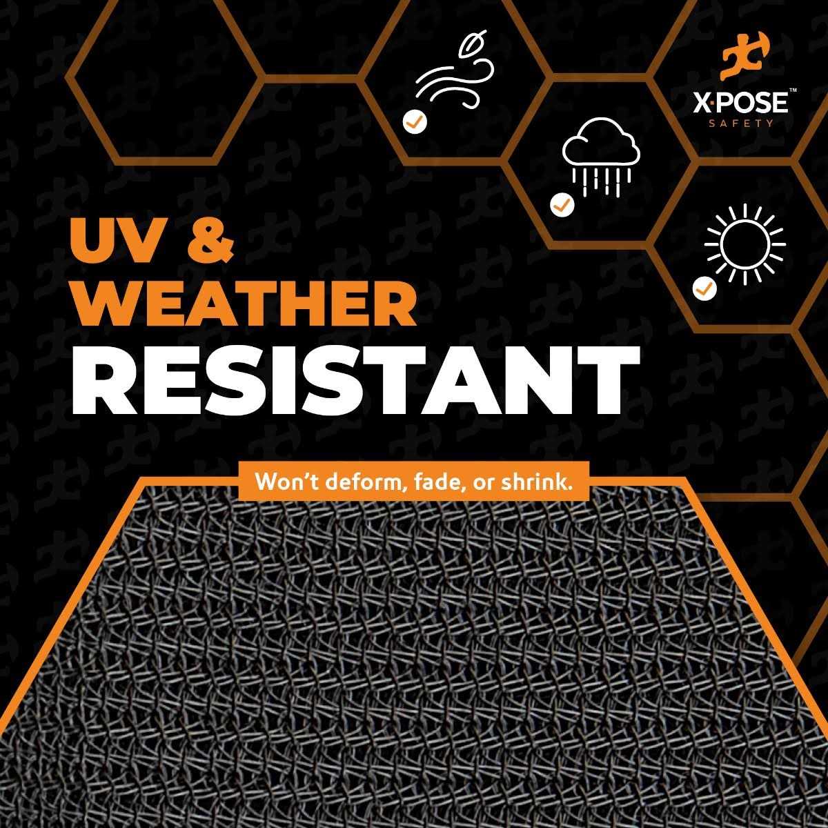 Xpose Safety Heavy Duty Mesh Tarp Multipurpose Black Protective Cover with Air Flow - Inhomebuy