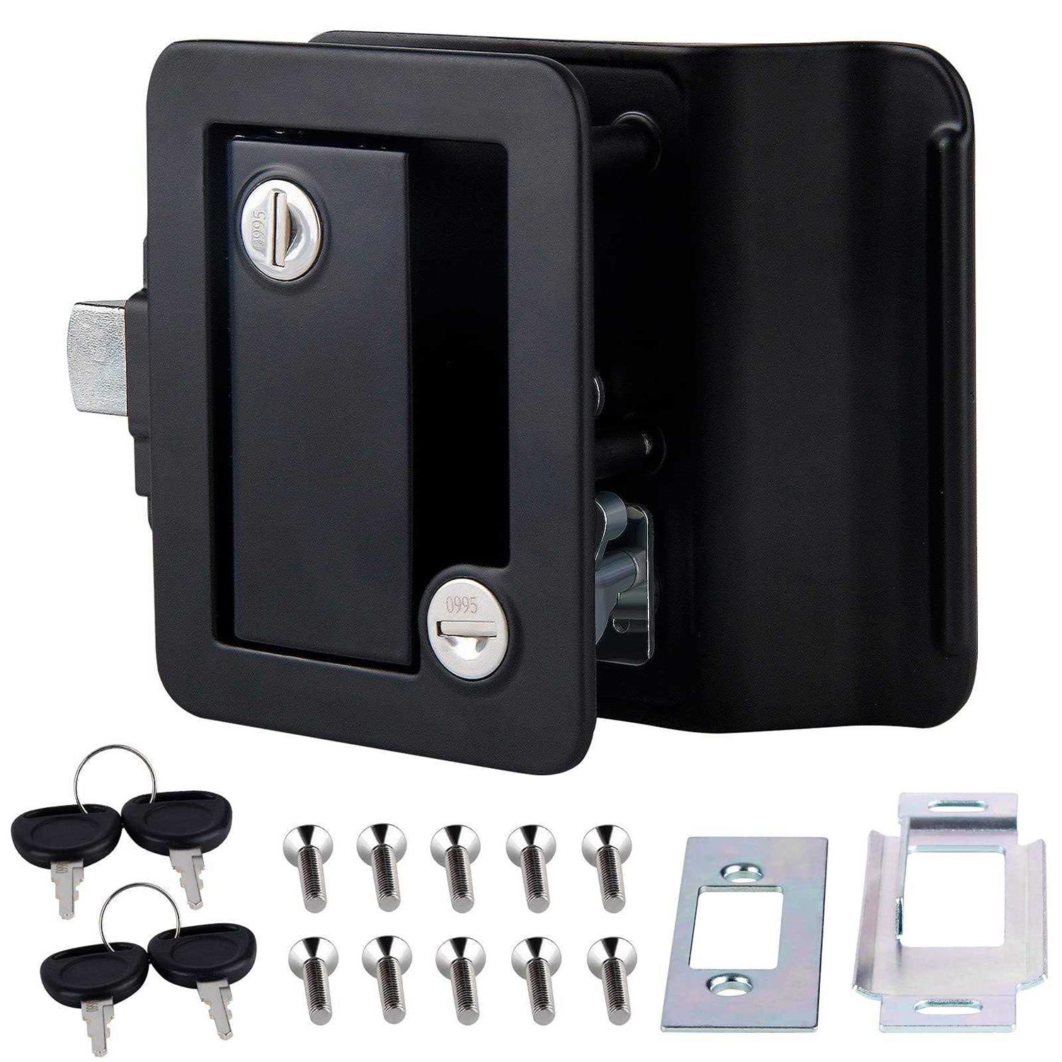 Vogrex Rv Door Lock Travel Trailer Entry Door Lock With Paddle Deadbolt - Inhomebuy
