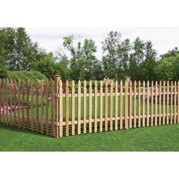Outdoor Essentials 2 in. x 3 in. x 8 ft. Black Stained Pine Fence Panel Backer Rail - Inhomebuy