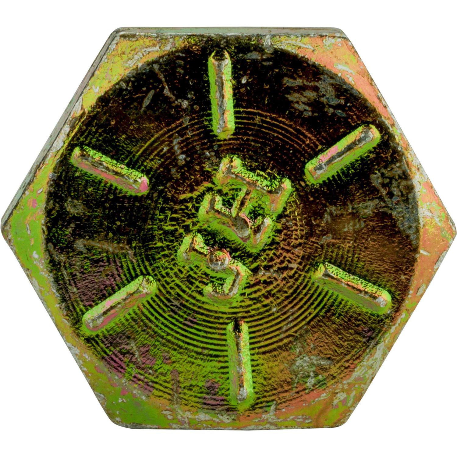 Hex Bolts Zinc Yellow-Chromate Plated Steel Grade 8 Partial Thread Quantity - Inhomebuy