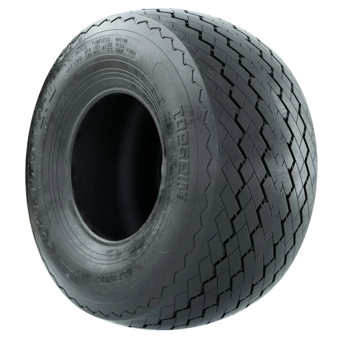 GTW Topspin 18x8.5-8  Sawtooth Golf Cart Street/Course Tire | 4 Ply - Inhomebuy