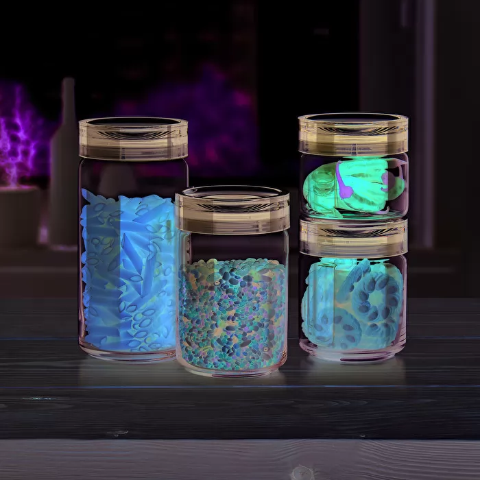 Storage Jar M 750ml Sky Grey - Inhomebuy