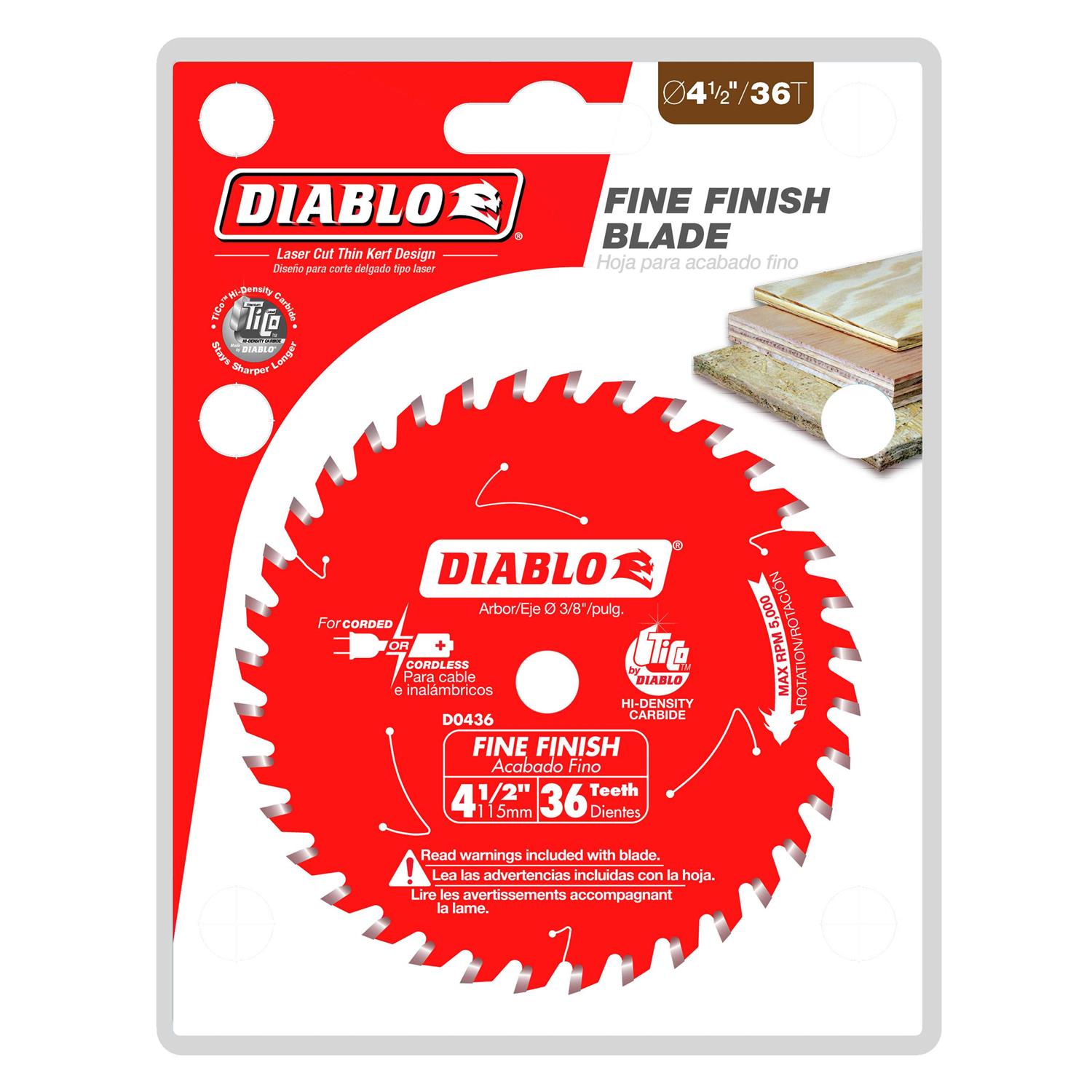 Diablo 4 in. 6 TPI Carbide T-Shank Jig Saw Blade for Fiber Cement & Plaster DJT141HM - Inhomebuy