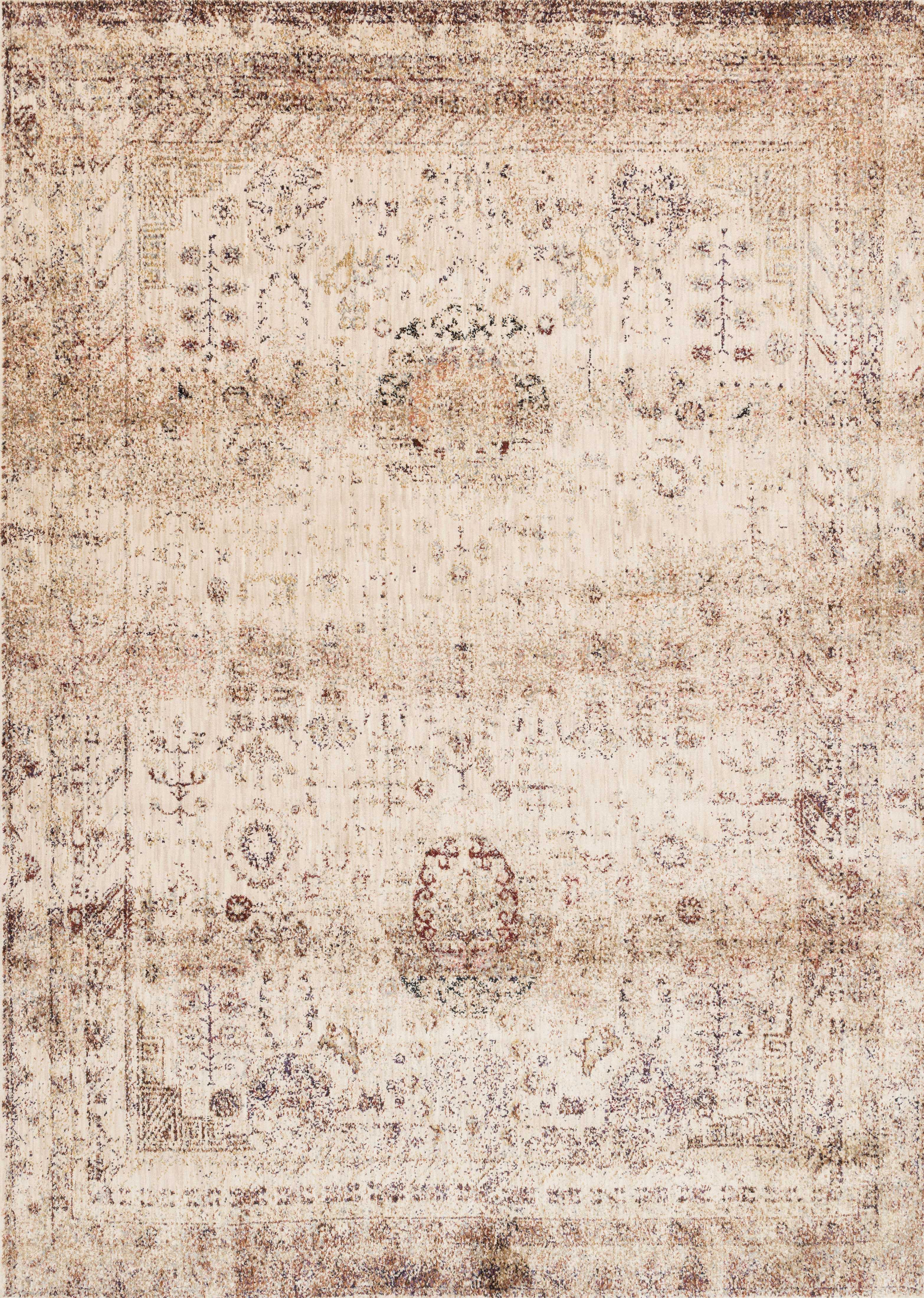 Loloi Rugs Anastasia Collection Rug in Ivory, Multi - 13' x 18', ANASAF-01IVMLD0I0 - Inhomebuy