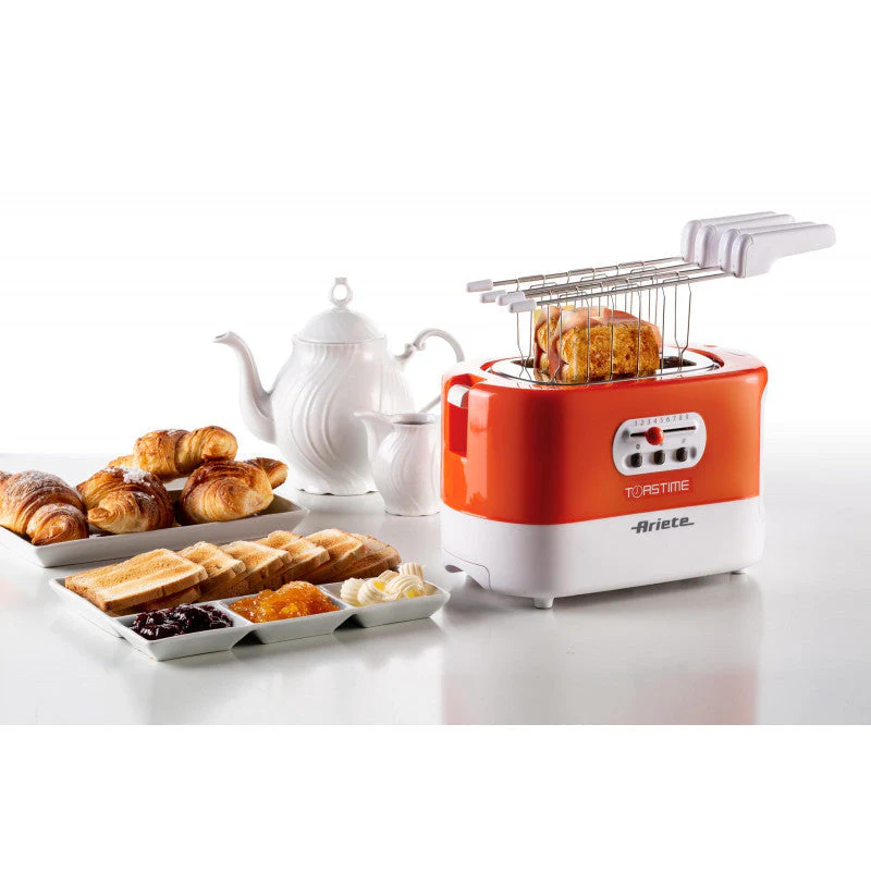 Toaster With Tongs For 2 Slices 700W Black - Inhomebuy