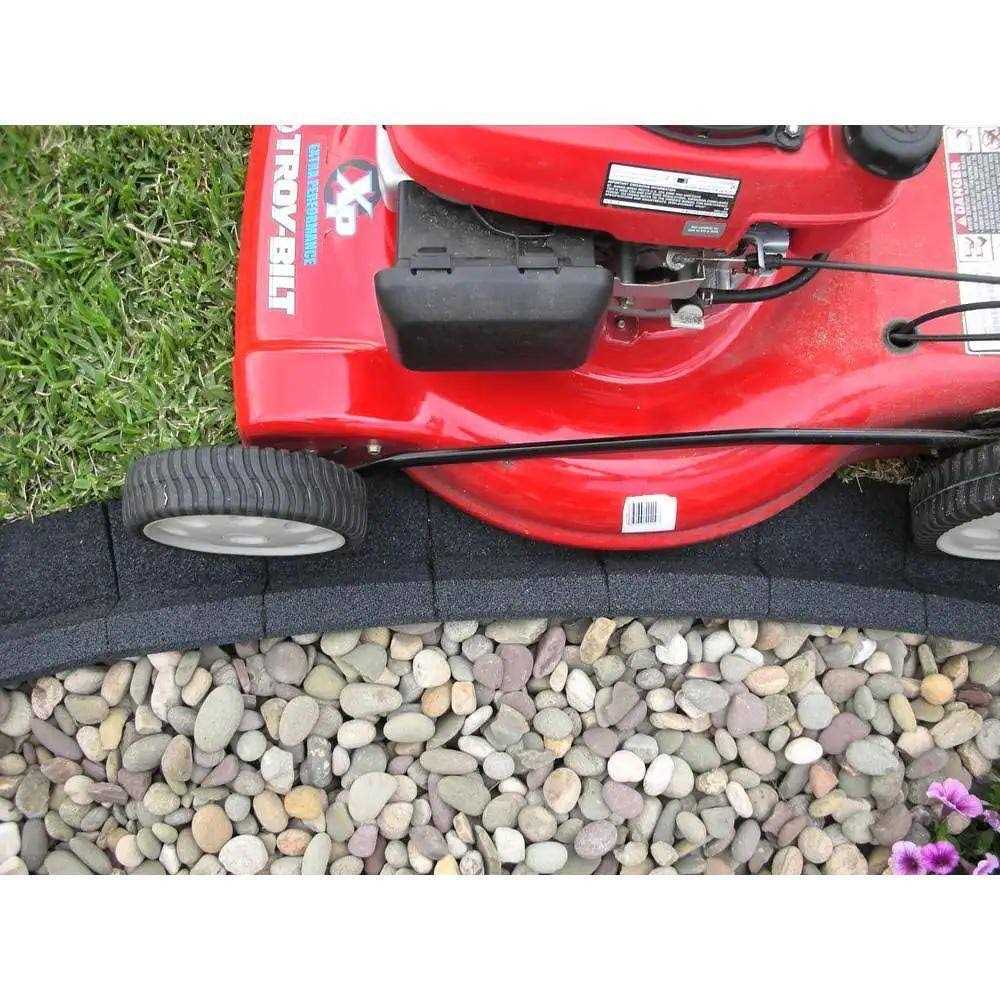 EcoBorder 4 ft Rubber Curb Landscape Edging - Inhomebuy