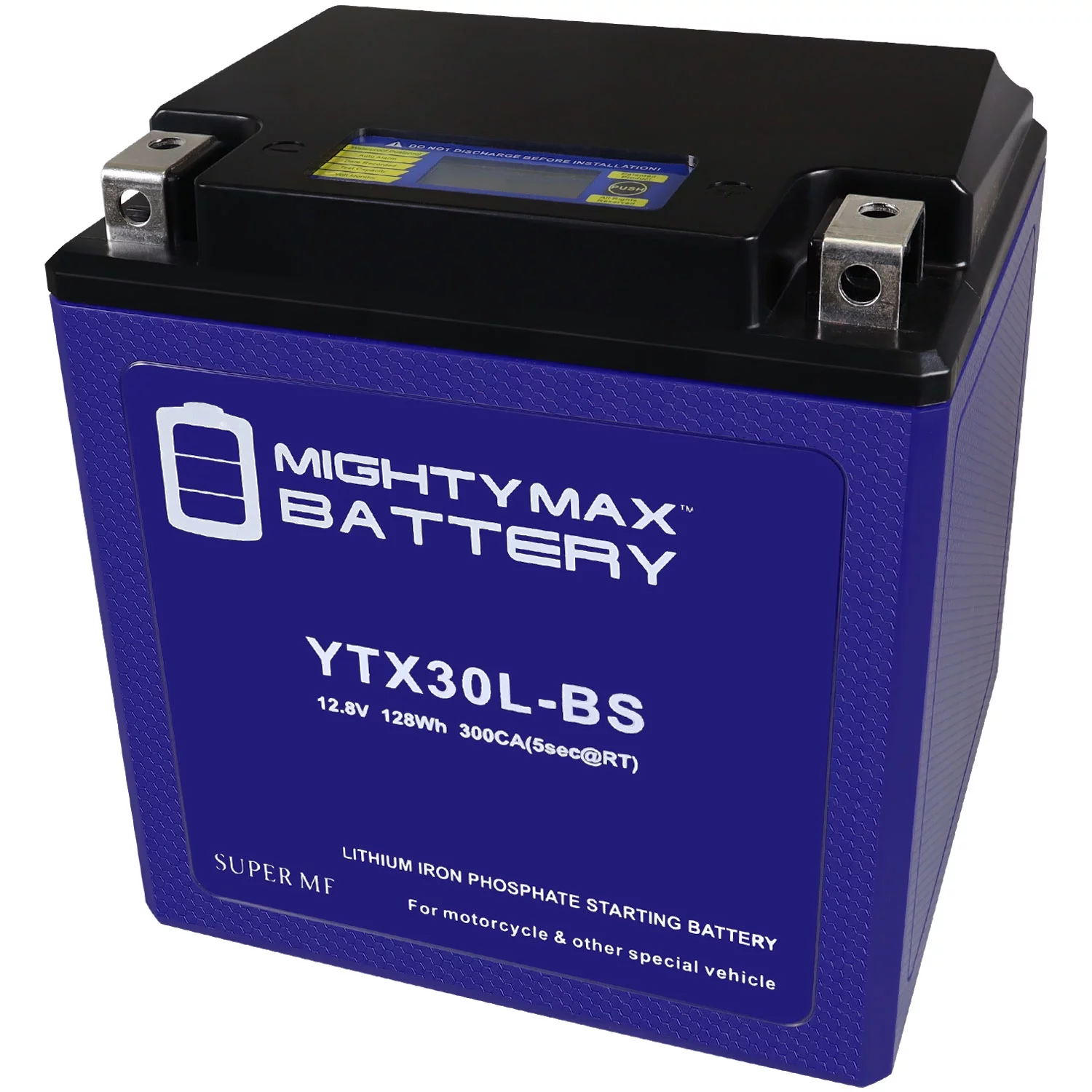 YTX30L-BS Lithium Replacement Battery compatible with YCB30L-B C30L-B AGM Motorcycle / ATV - Inhomebuy