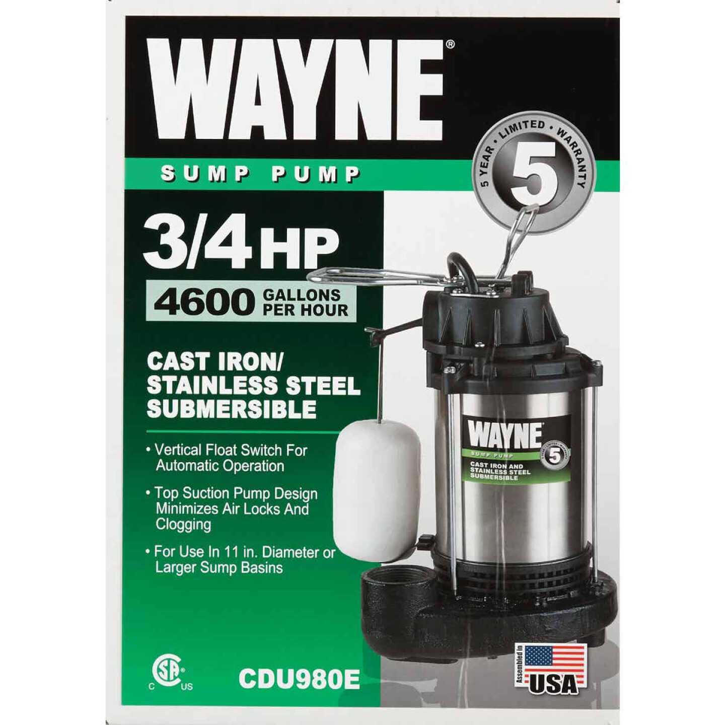 Wayne 2 HP Cast Iron Lawn Pump WLS200 - Inhomebuy