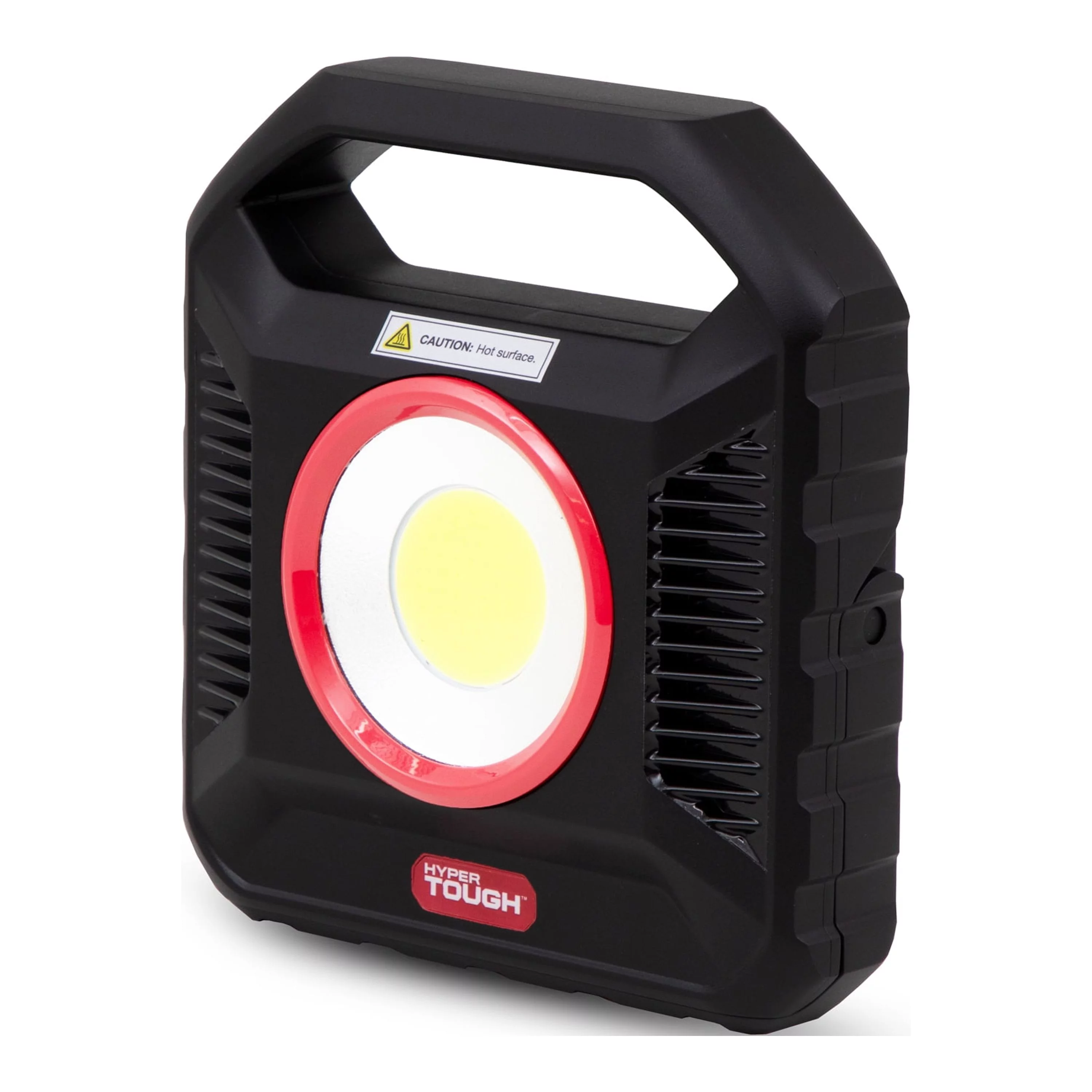 Hyper Tough 2300 Lumen LED Rechargeable Portable Work Light, Red, Black, 3 Modes - Inhomebuy