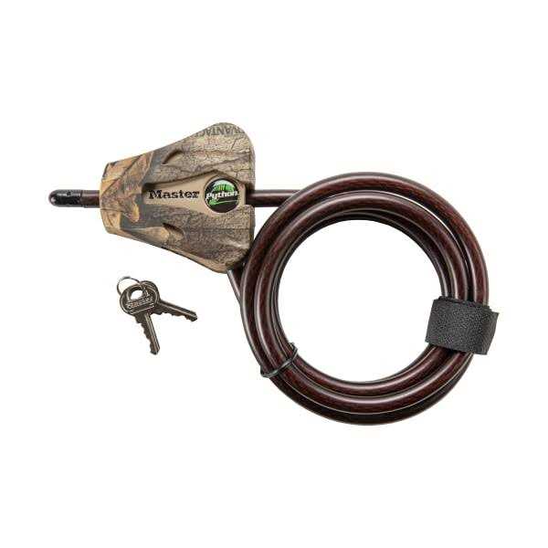 Master Lock Python Cable Lock Black 6 8418D - Inhomebuy