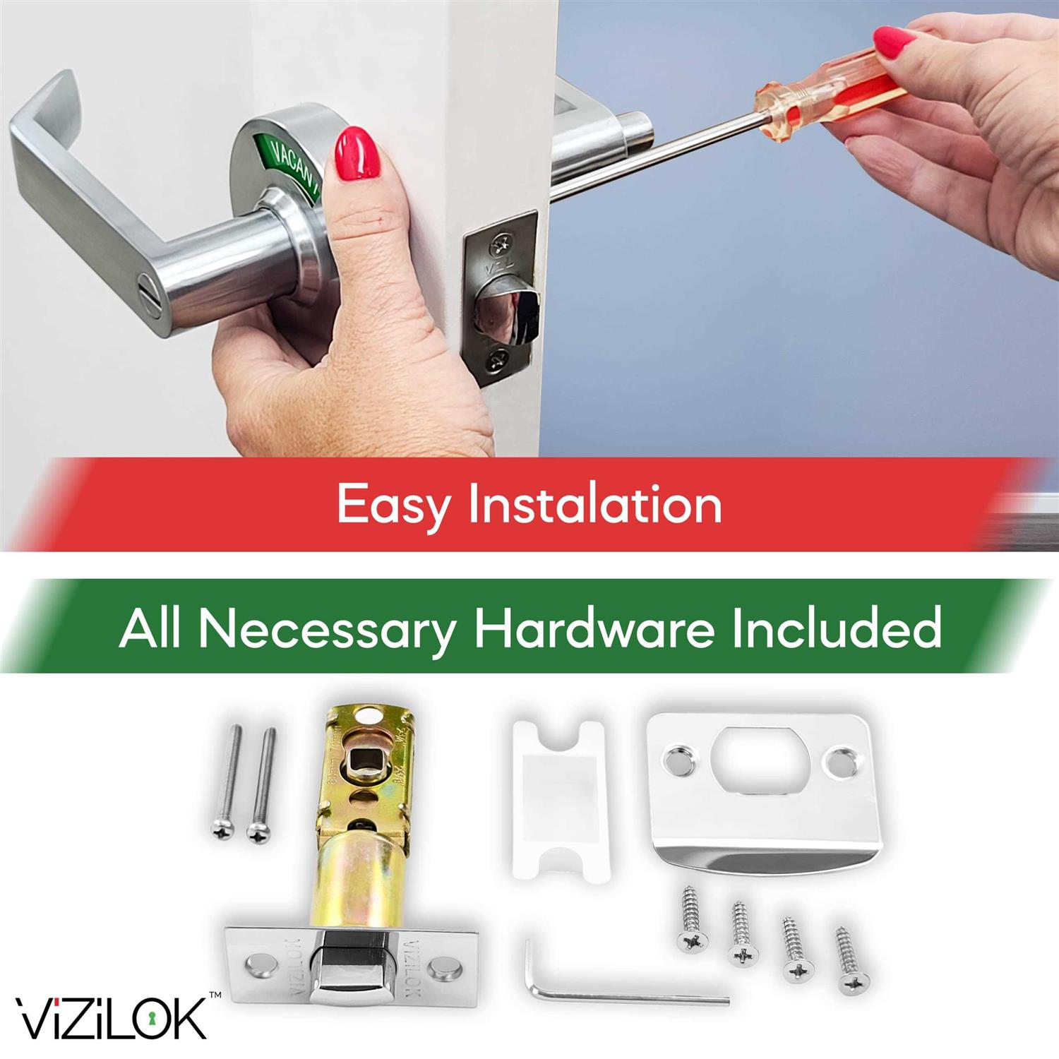 VIZILOK ADA Door Lock with Indicator - Inhomebuy
