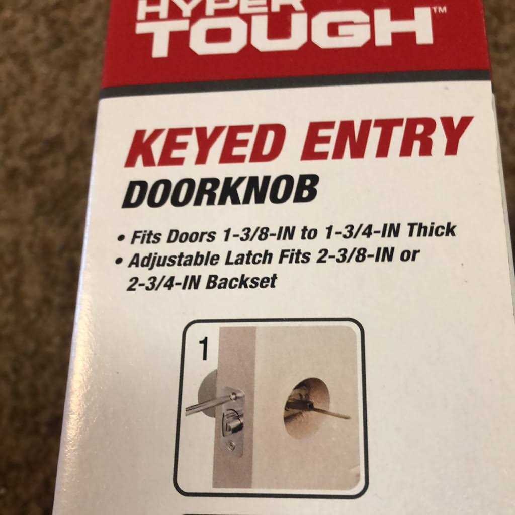 Hyper Tough Keyed Entry Single Cylinder Deadbolt - Inhomebuy