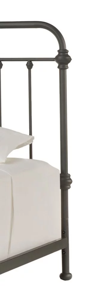 Weston Home Nottingham Metal Twin Bed, Blue Steel - Inhomebuy