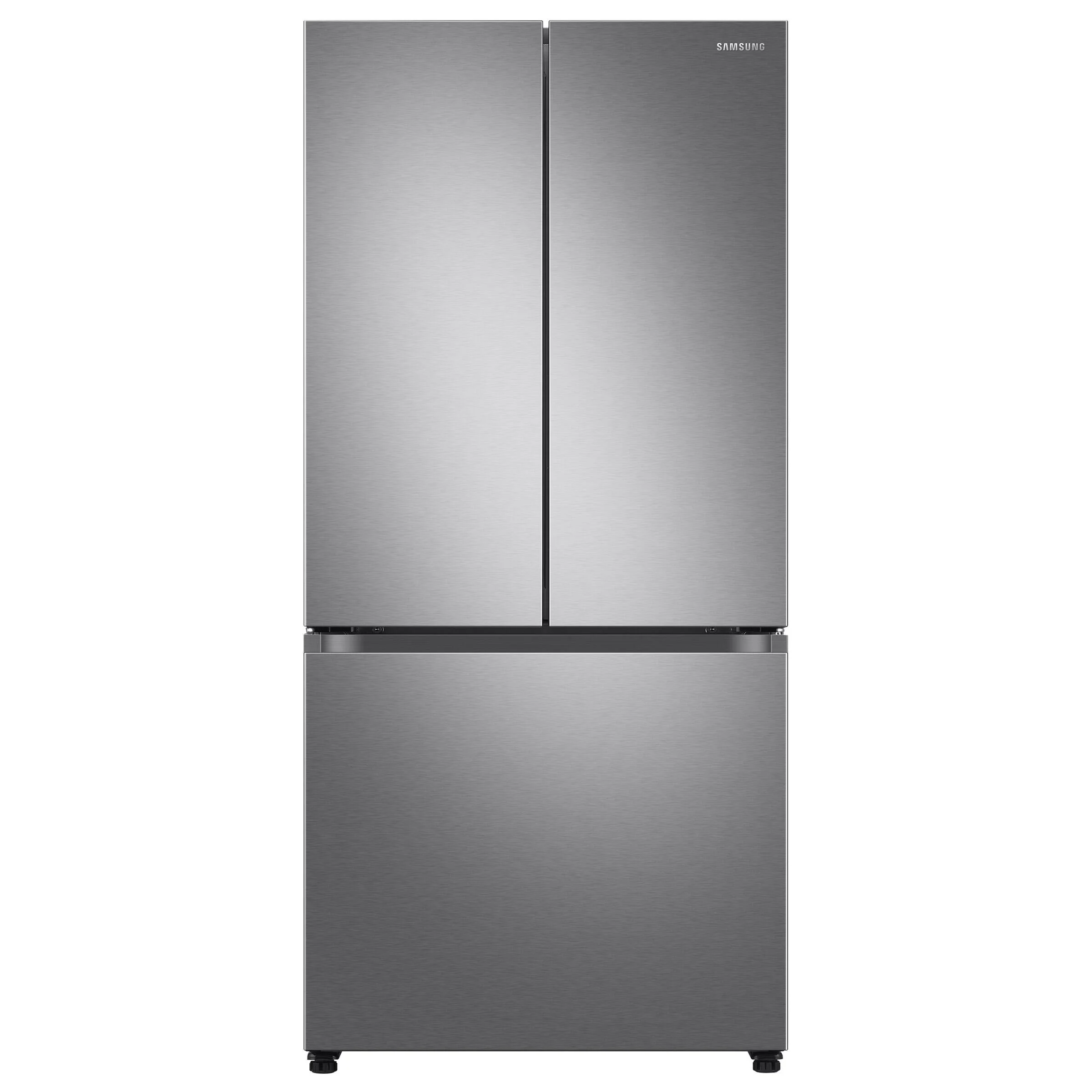 SAMSUNG 33 IN. 24.5 CU. FT. STAINLESS STEEL 3 DOOR FRENCH DOOR REFRIGERATOR WITH BEVERAGE CENTER AND - Inhomebuy